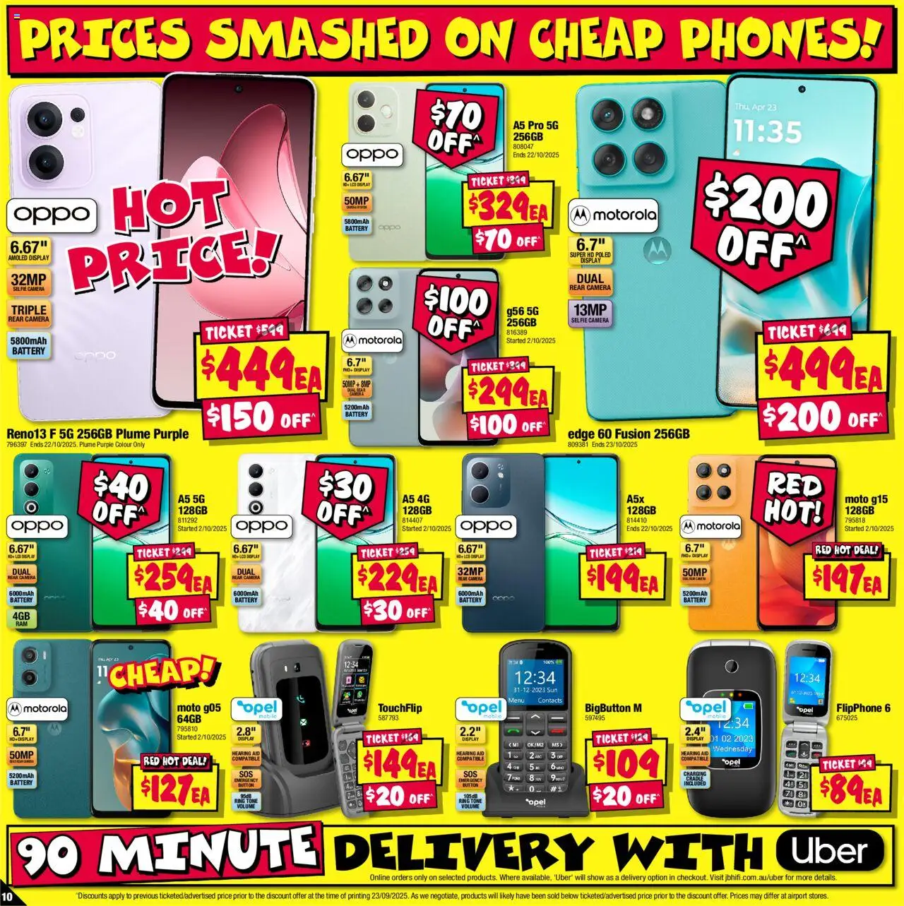 JB Hi-Fi catalogue - valid from 09.10.2025 | Page: 10 | Products: Battery, Camera, Mobile