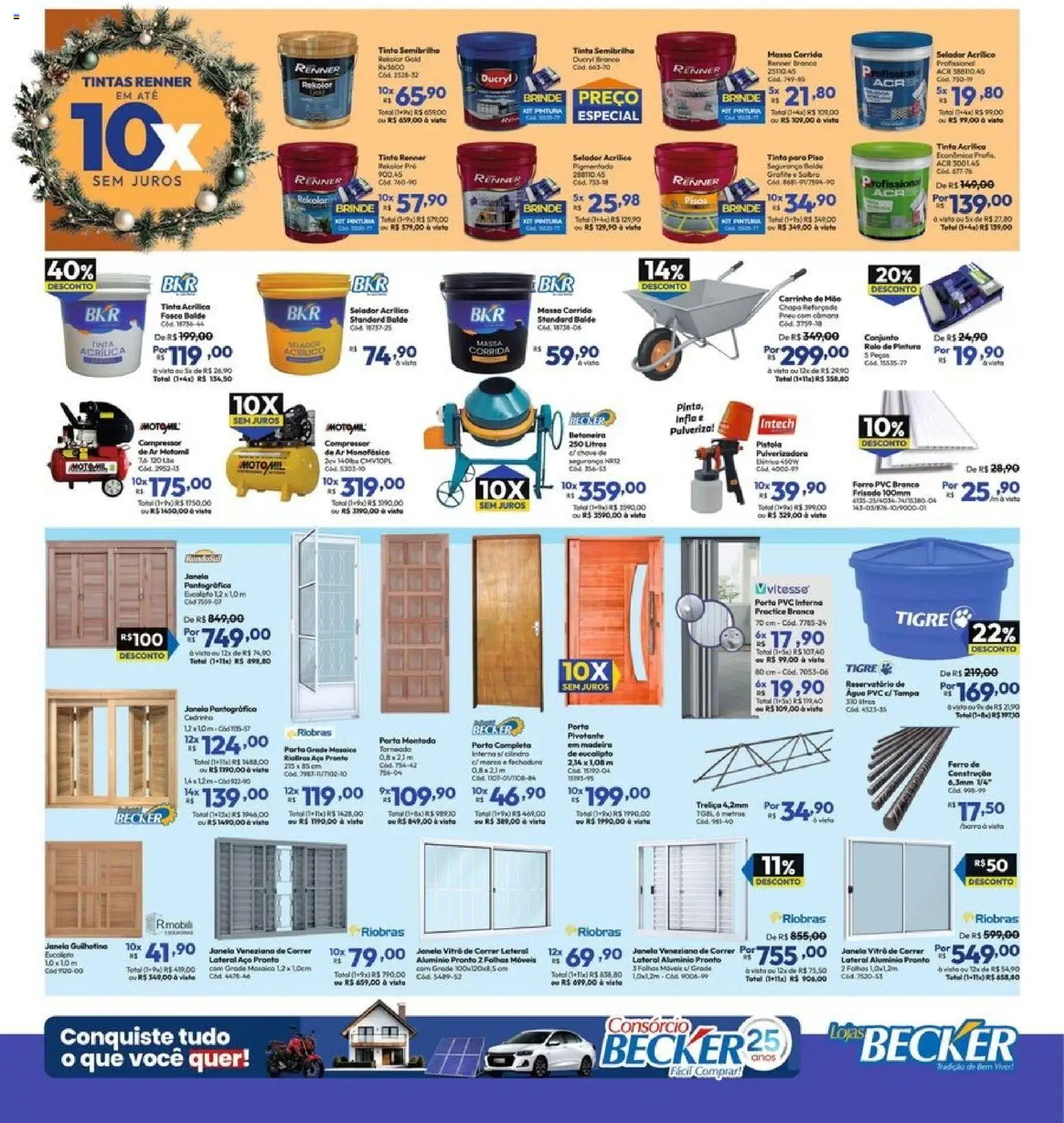 Lojas Becker Folheto - válido de 01.12.2025 | Página: 13 | Produtos: Rolo, Porta, Guilhotina, Massa