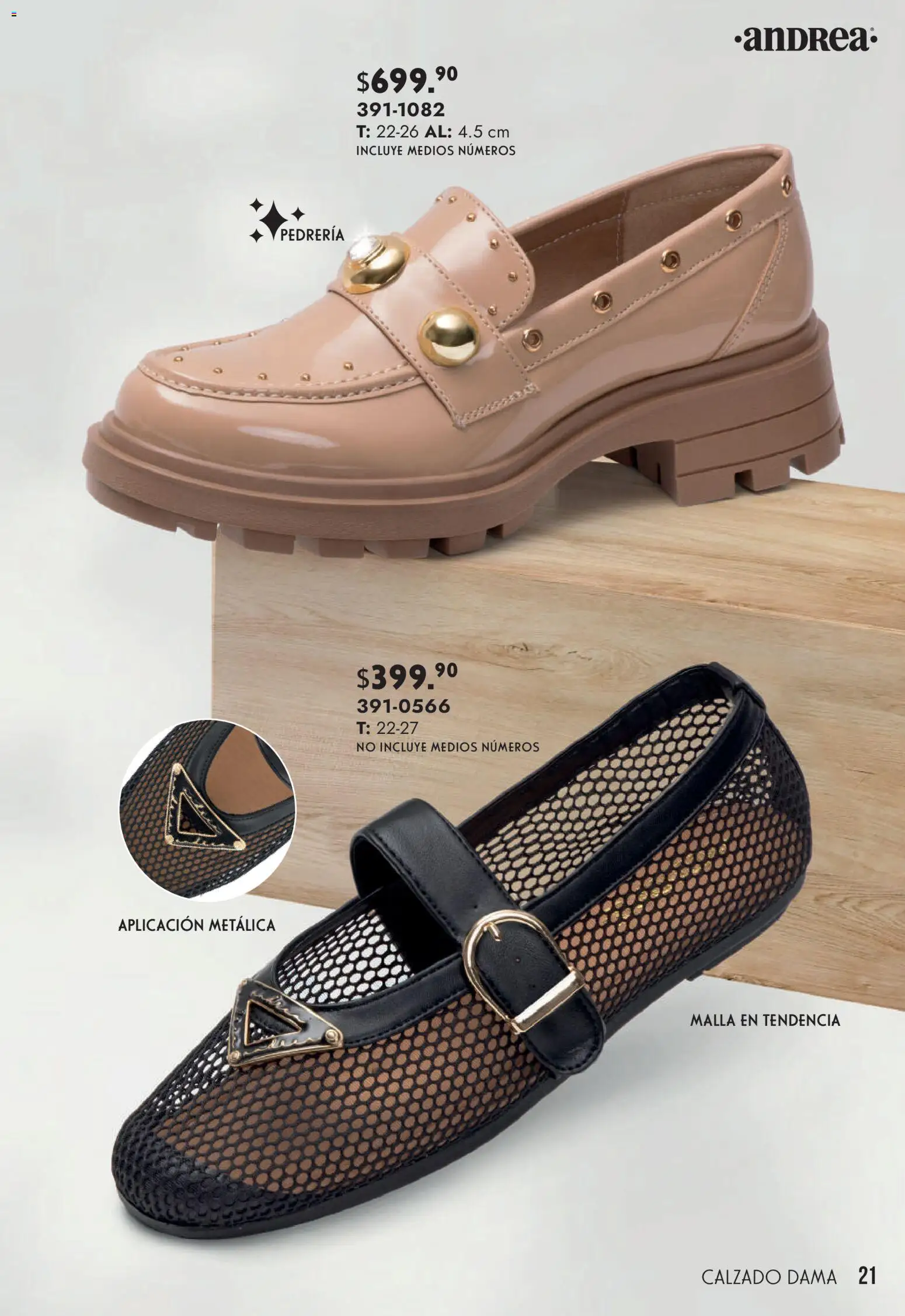 Nuevas ofertas de Andrea válidas en toda la República Mexicana desde el 22.03.2026. ¡Encuentra las mejores ofertas en Andrea catálogo Avances de Verano! | Página: 21 | Productos: Malla