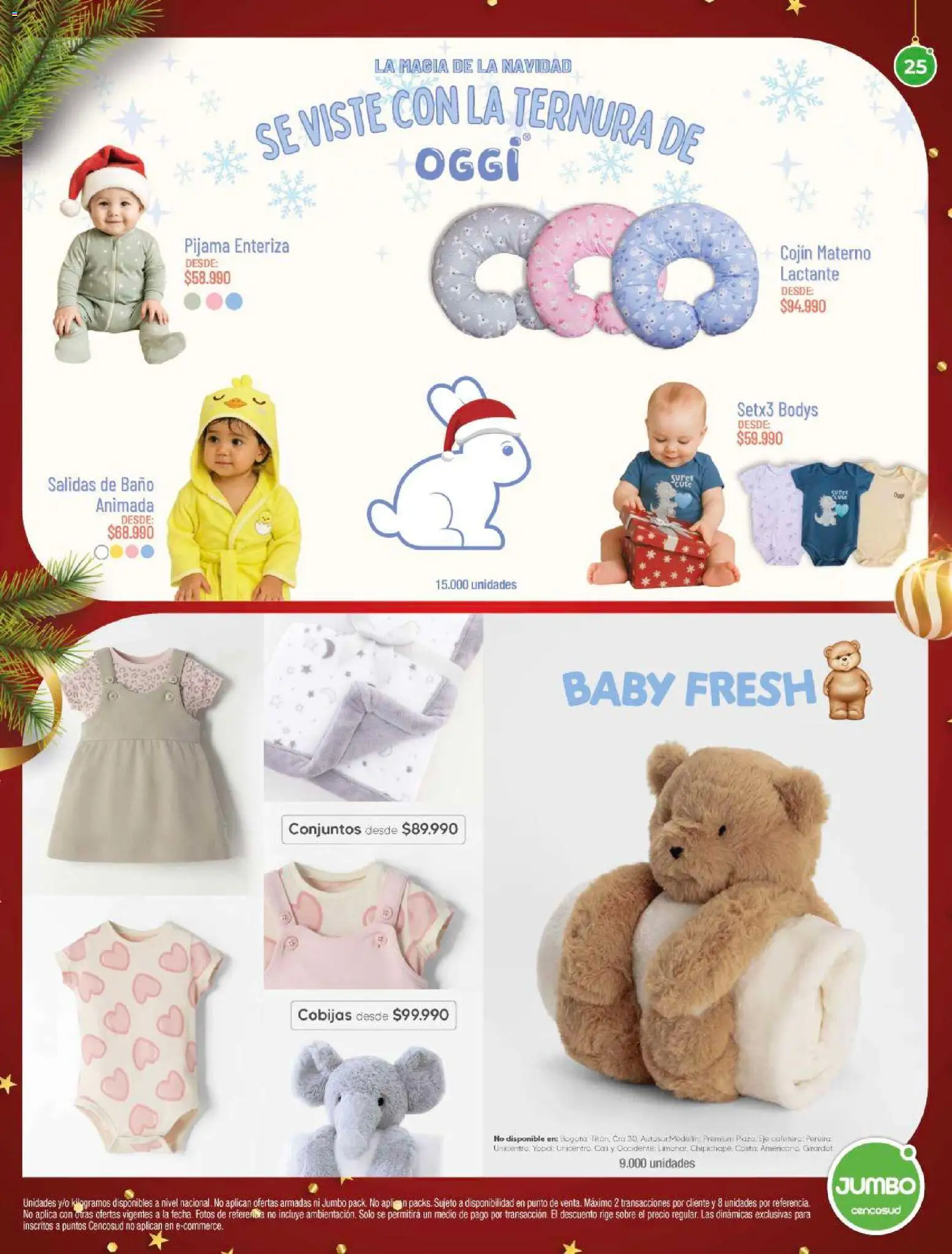 Jumbo revista - valida desde el 04.12.2025 | Página: 25 | Productos: Sobre, Baño, Pijama