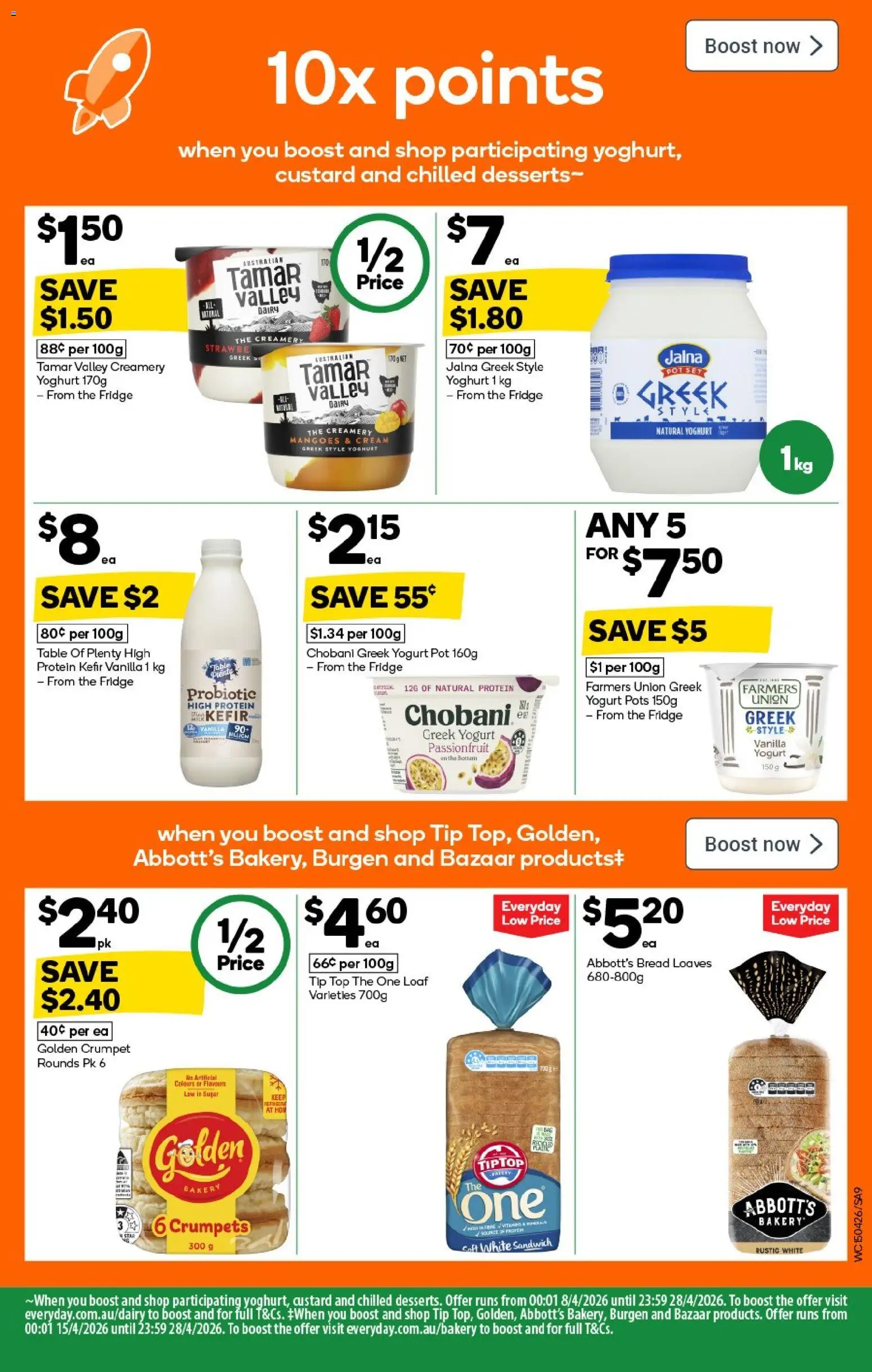 Woolworths catalogue - valid from 15.04.2026 | Page: 9 | Products: Table, Pot, Yoghurt, Passionfruit