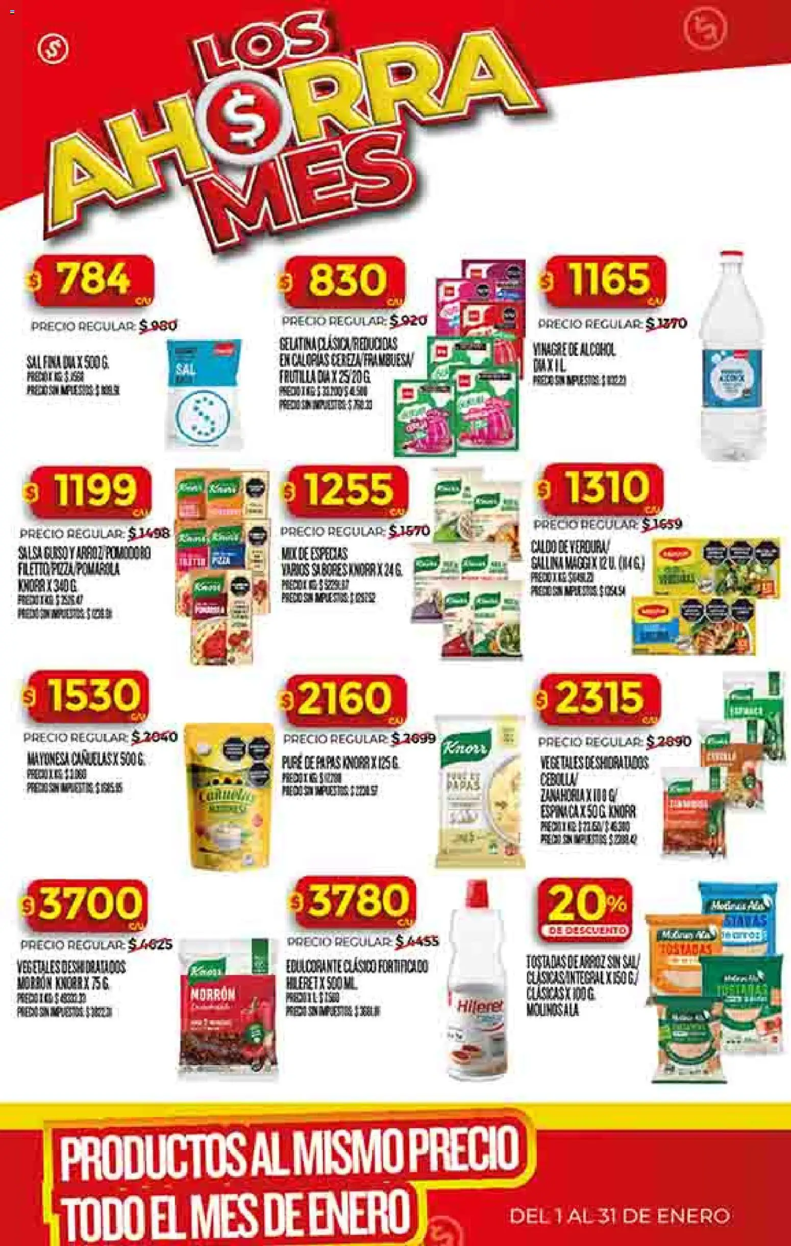Dia - Ofertas - Salta y Jujuy │ válido desde el 14.01.2026 | Página: 28 | Productos: Cebolla, Frutilla, Edulcorante, Sal