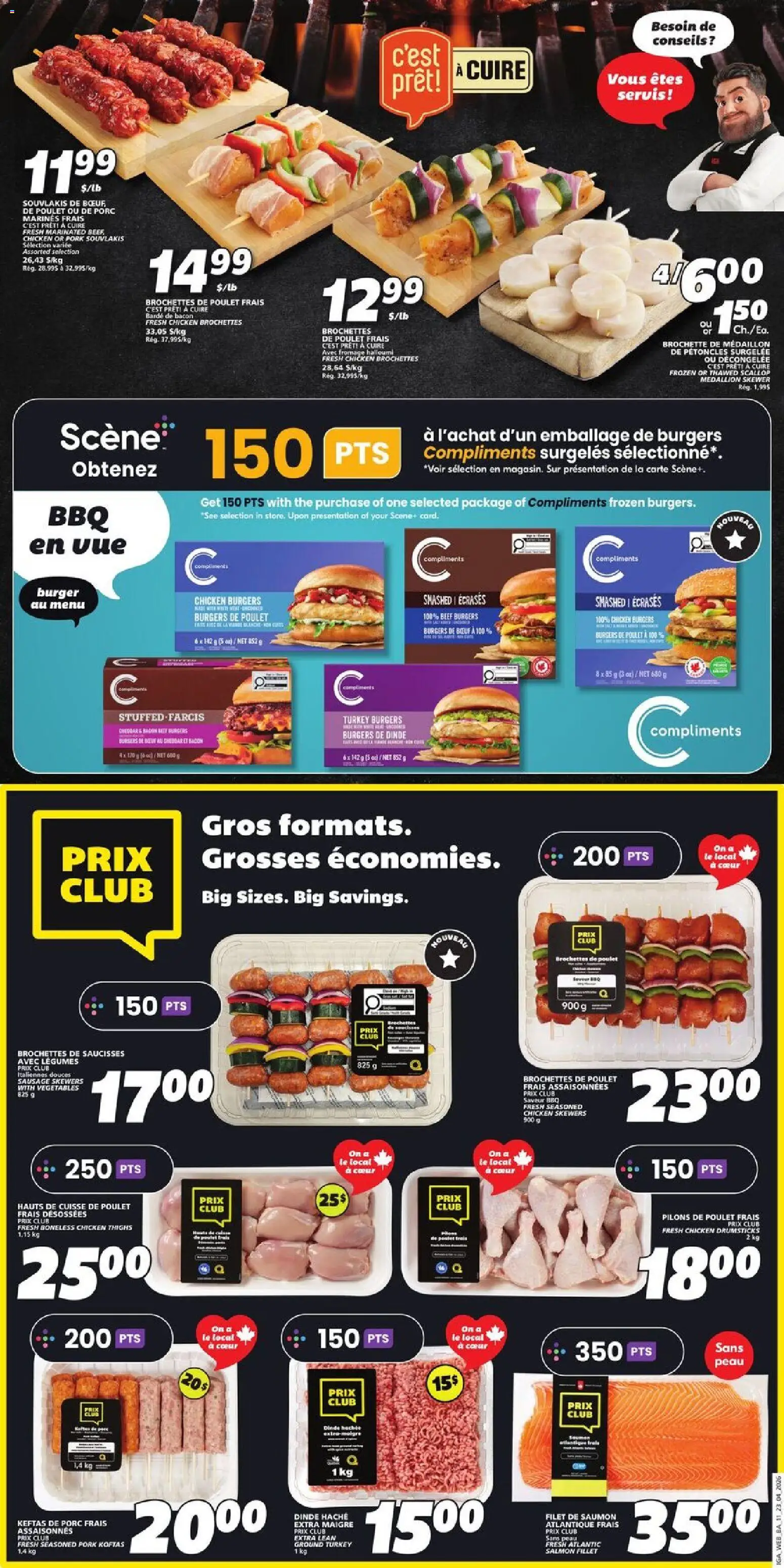 IGA flyer valid from 23.04.2026 | Page: 6 | Products: Beef, Turkey, Chicken, Pork