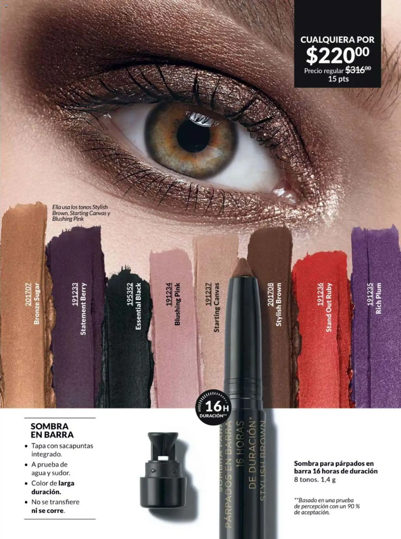 Nuevas ofertas de AVON válidas en toda la República Mexicana desde el 13.03.2026. ¡Encuentra las mejores ofertas en AVON campaña 5 2026! | Página: 49 | Productos: Sacapuntas, Agua, Sombra, Barra