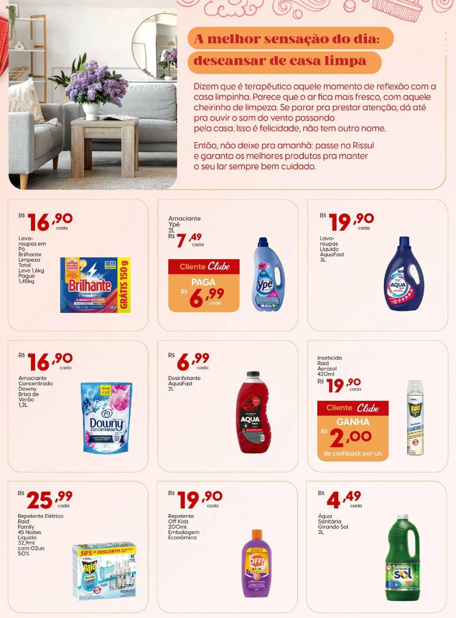 Rissul Folheto - válido de 11.11.2025 | Página: 2 | Produtos: Girando sol, Amaciante, Desinfetante, Inseticida