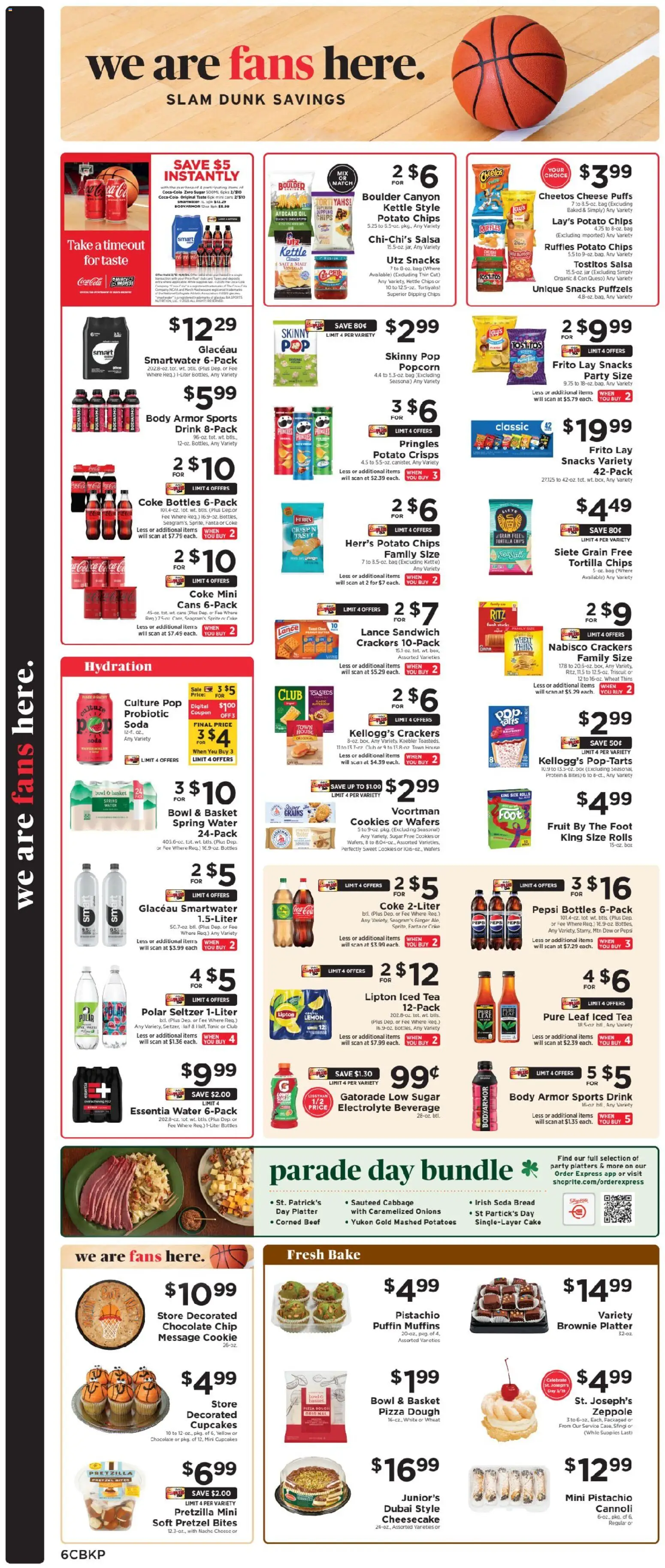 ShopRite Weekly Ad - valid from 13.03.2026 | Page: 8 | Products: Ginger, Cheese, Pizza, Tea