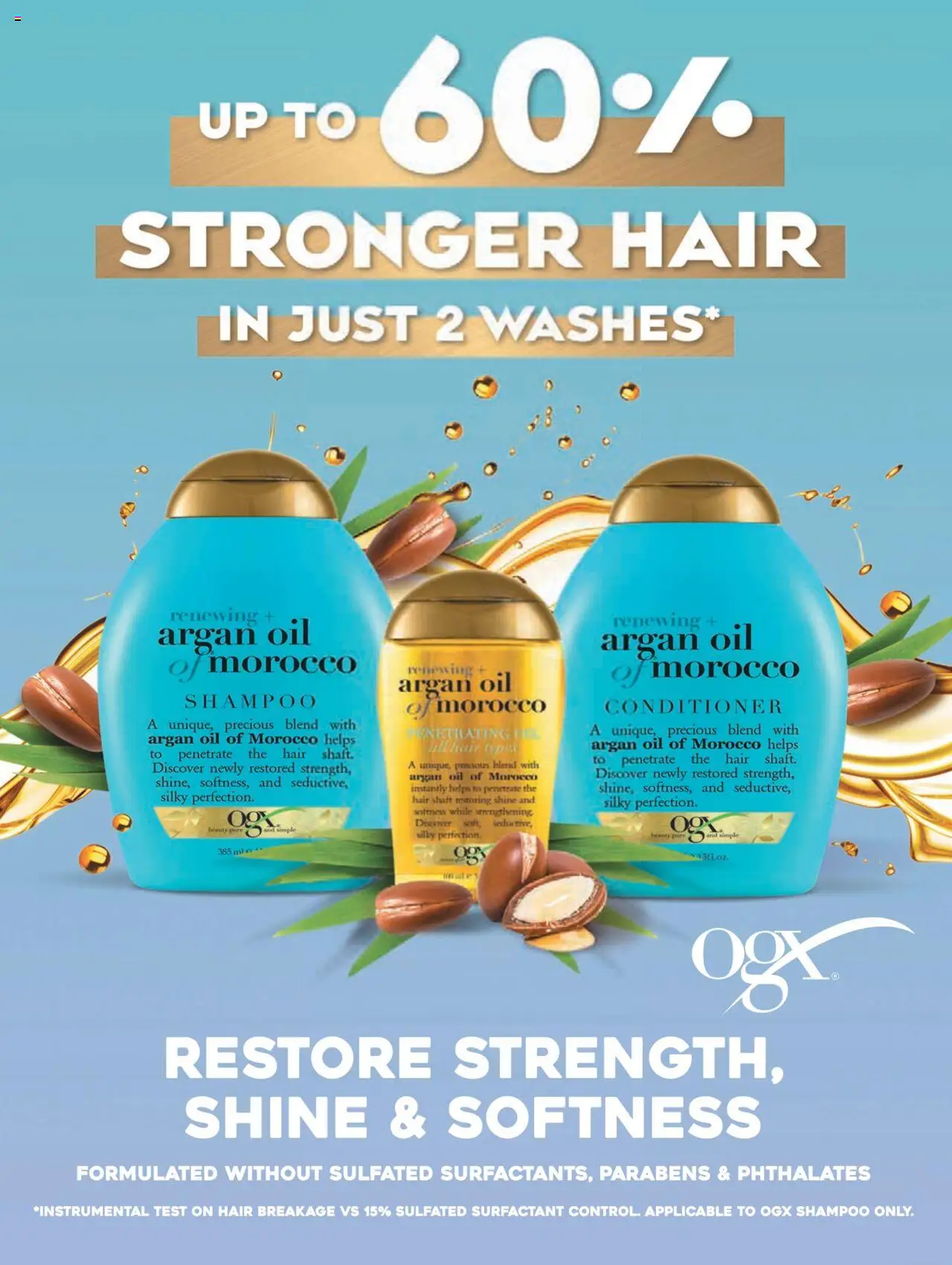 Coles catalogue - valid from 07.10.2024 | Page: 18 | Products: Shampoo, Conditioner, Oil, Argan oil