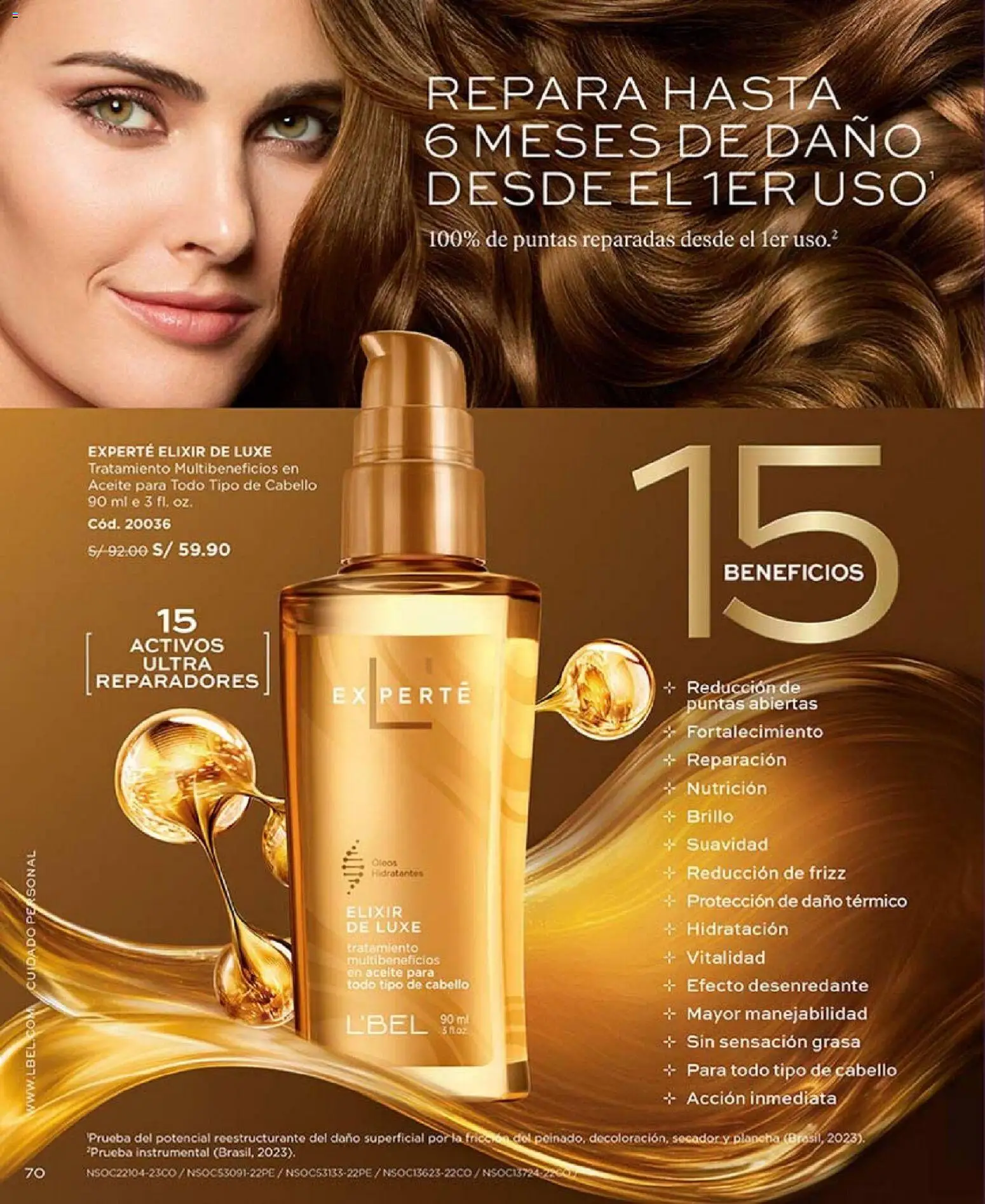 Catálogo L'Bel válido desde 31.01.2026 | Página: 74 | Productos: Aceite