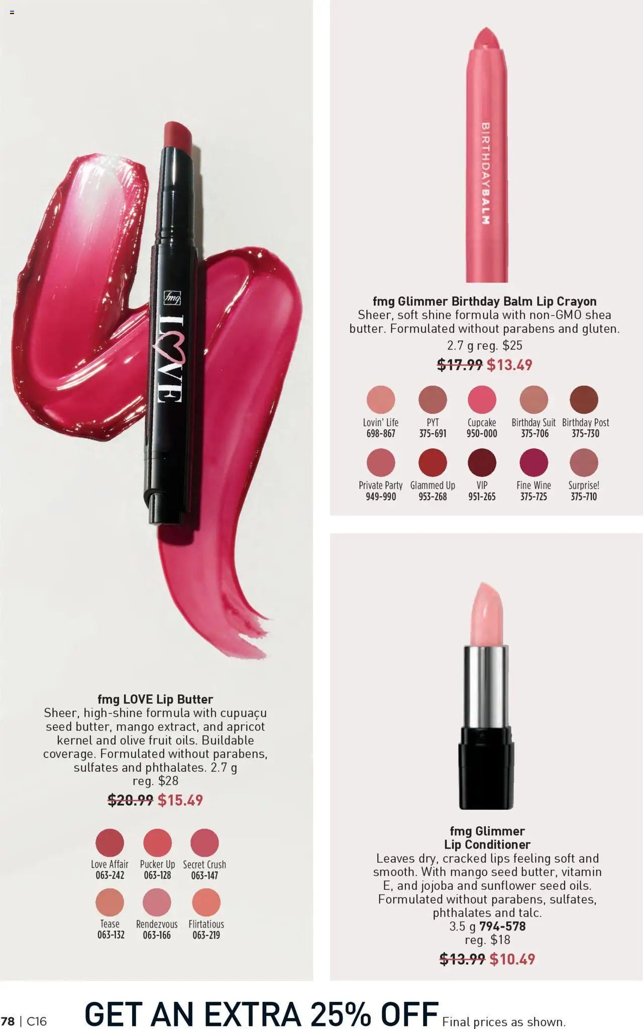 Avon flyer valid from 31.07.2025 | Page: 78 | Products: Conditioner, Butter, Wine, Suit