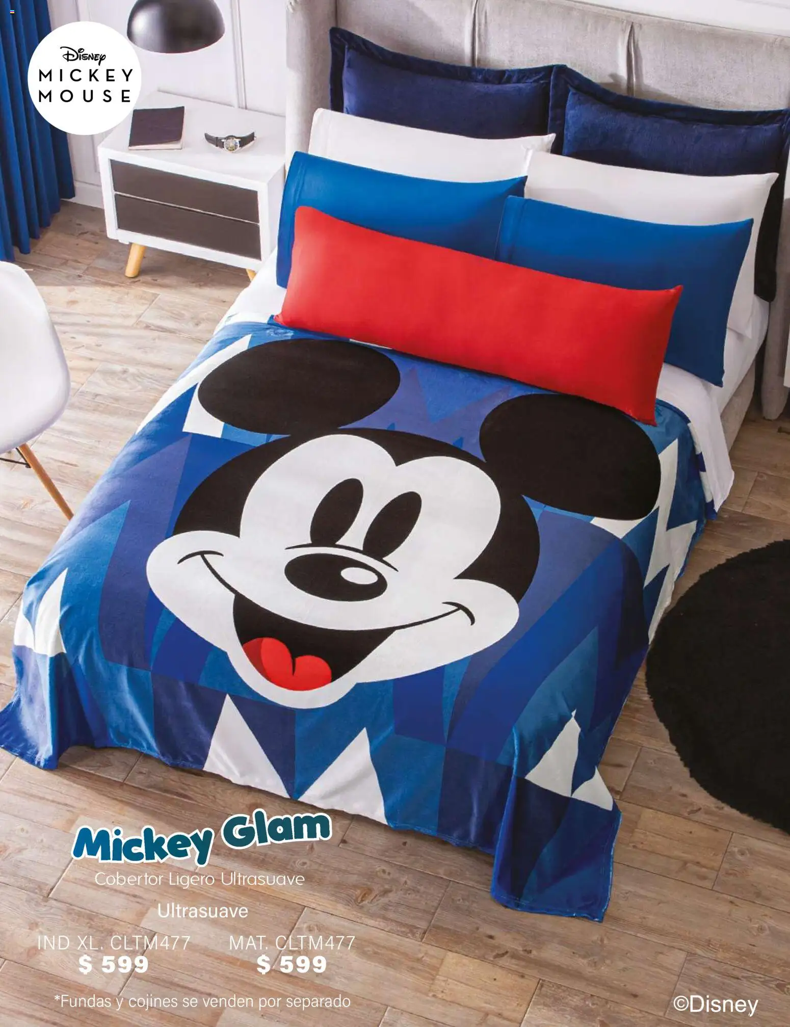 Nuevas ofertas de Colchas Concord válidas en toda la República Mexicana desde el 27.11.2025. ¡Encuentra las mejores ofertas en Colchas Concord catálogo Infantil! | Página: 104 | Productos: Cobertor, Mouse