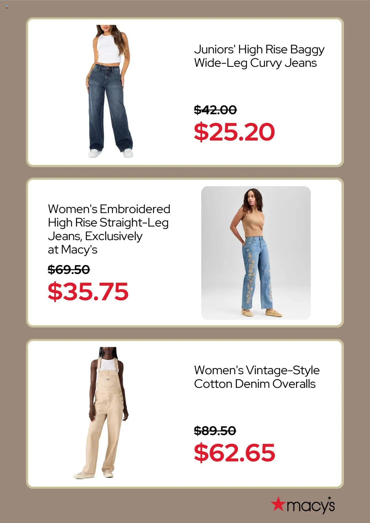 Macy's Weekly Ad - valid from 06.08.2025 | Page: 2 | Products: Jeans