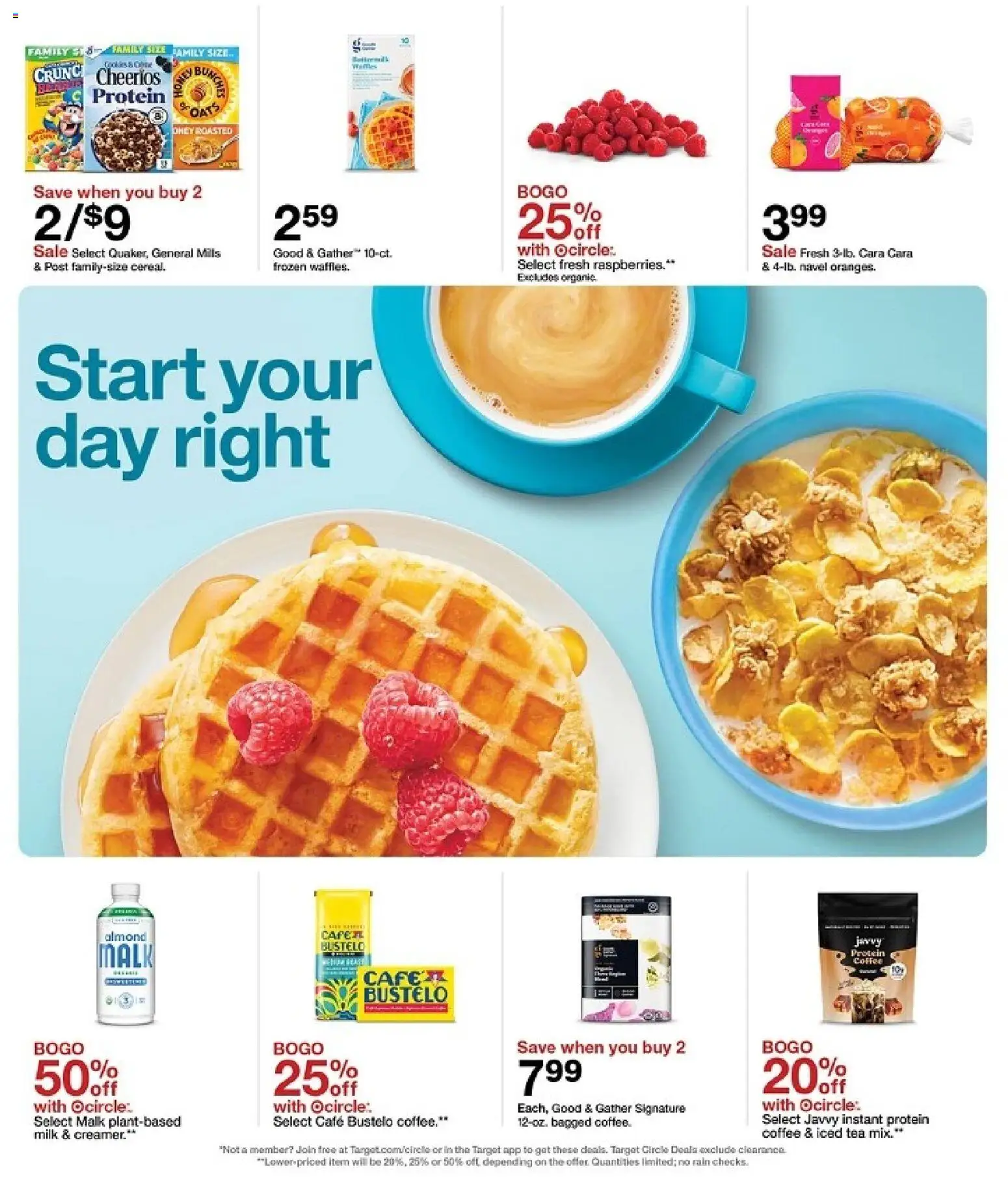 Target Weekly Ad - valid from 05.04.2026 | Page: 7 | Products: Milk, Coffee, Tea