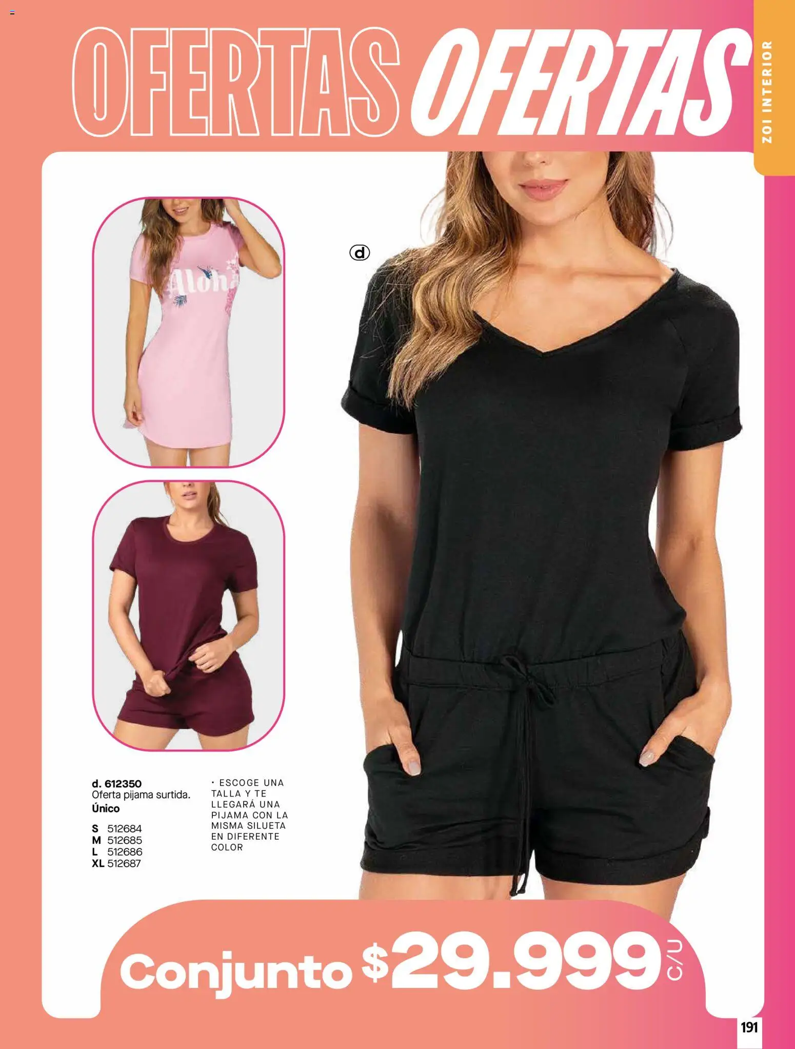 Carmel revista - valida desde el 01.04.2026 | Página: 191 | Productos: Té, Conjunto, Pijama