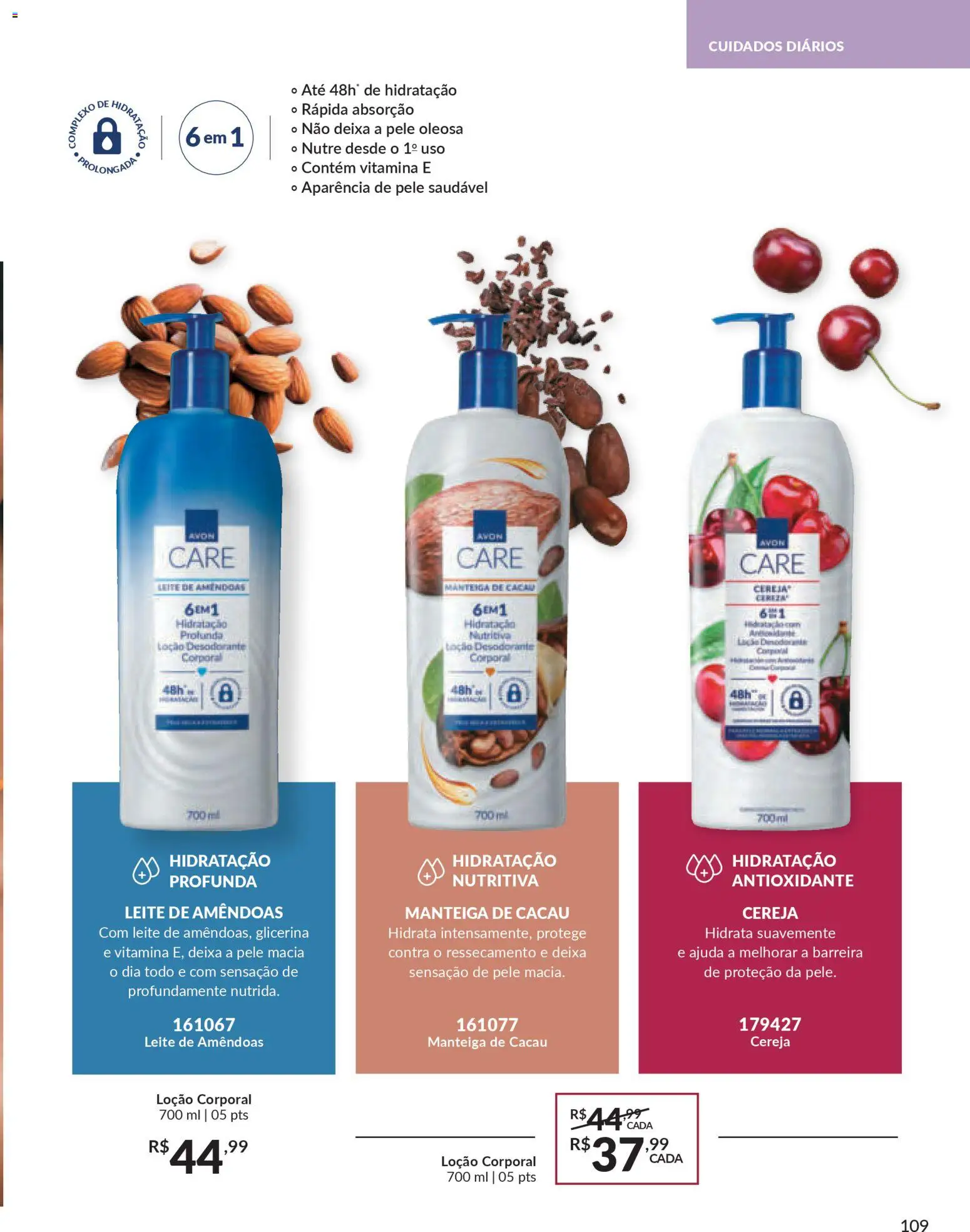 Avon Folheto - válido de 15.01.2026 | Página: 109 | Produtos: Cereja, Desodorante, Leite, Manteiga