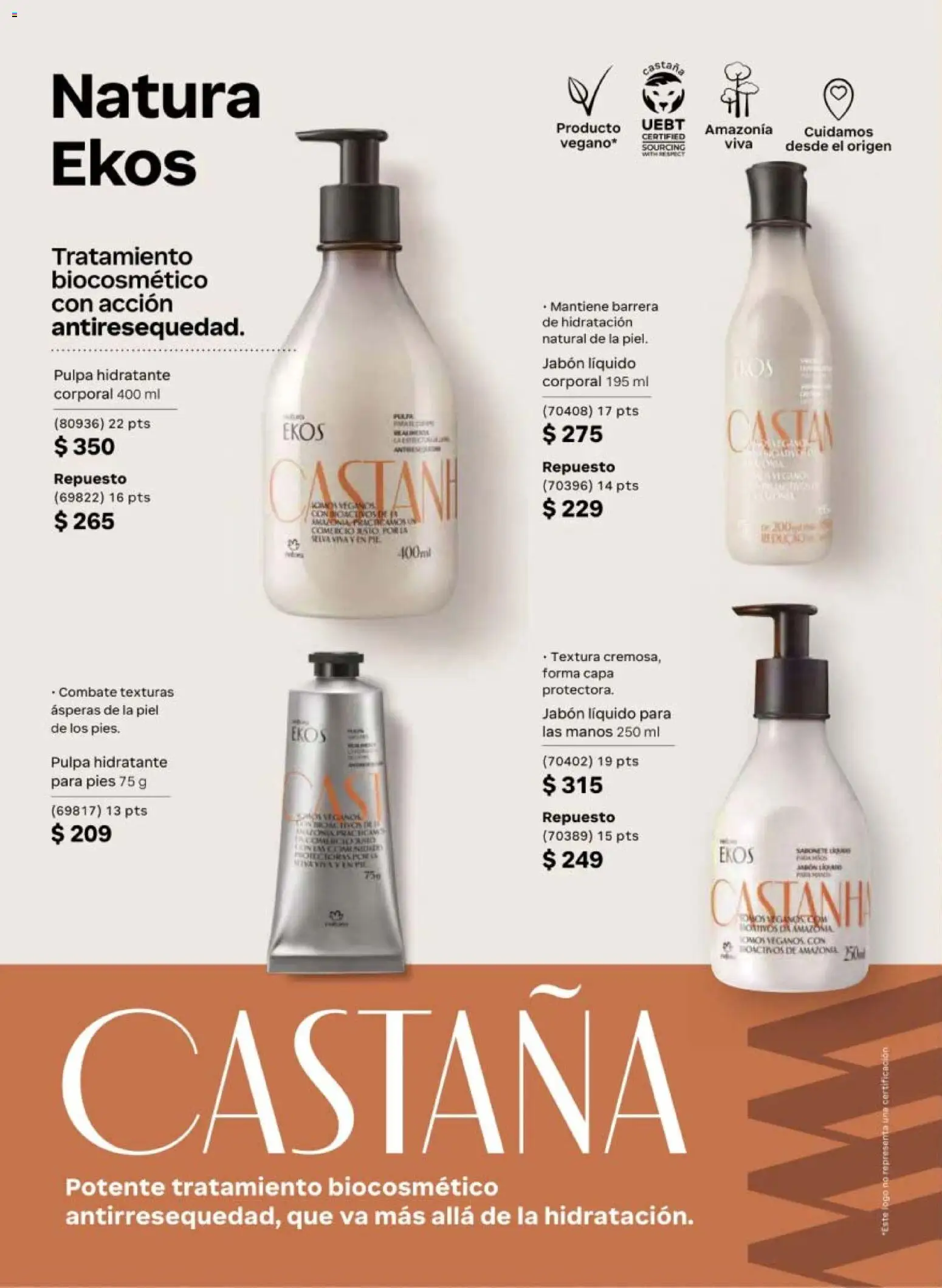 Nuevas ofertas de Natura válidas en toda la República Mexicana desde el 13.03.2026. ¡Encuentra las mejores ofertas en Natura campaña 5 2026! | Página: 110 | Productos: Jabón líquido, Jabón