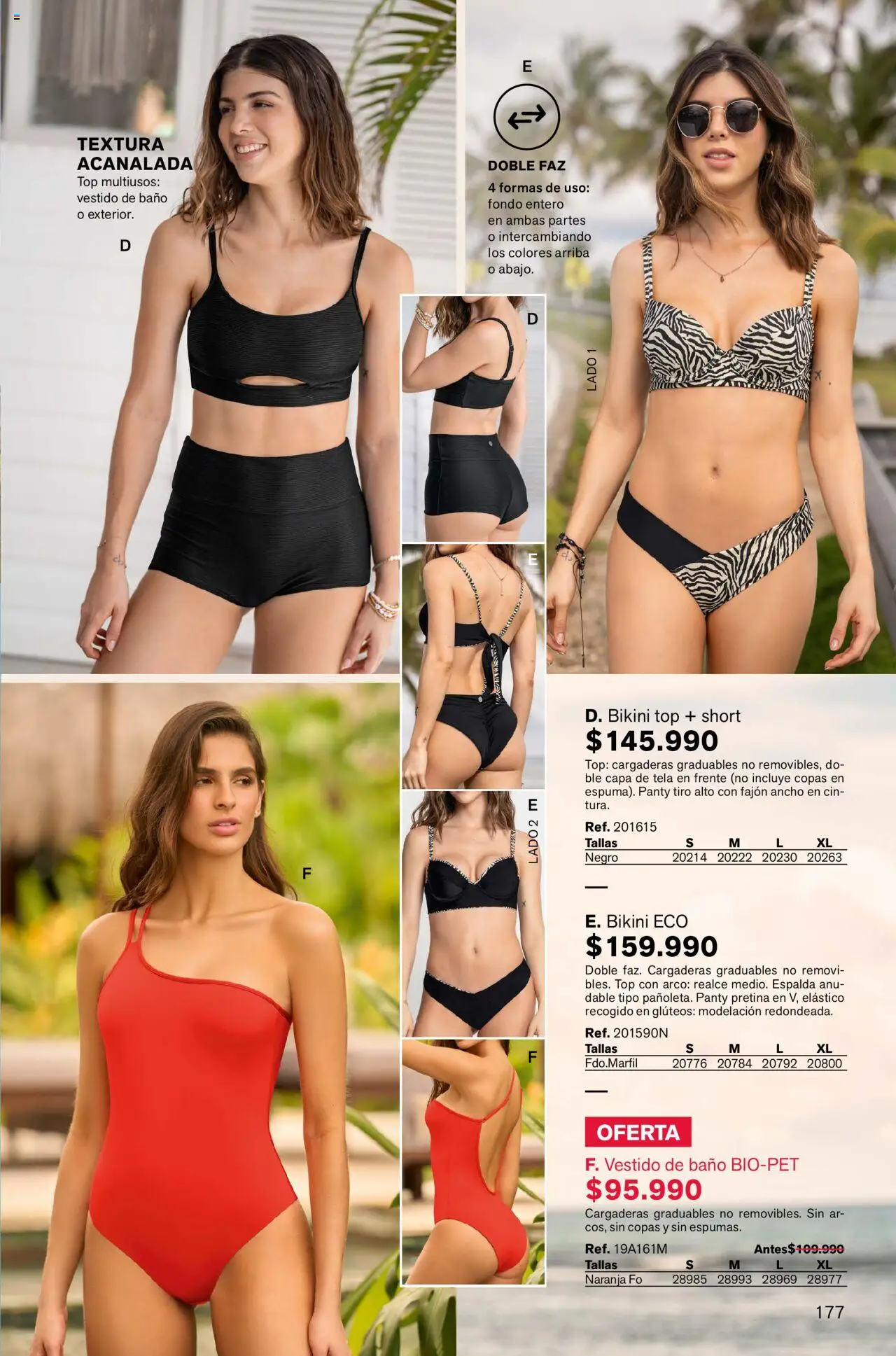 Leonisa revista - valida desde el 04.08.2025 | Página: 177 | Productos: Bikini, Baño, Top, Vestido de baño
