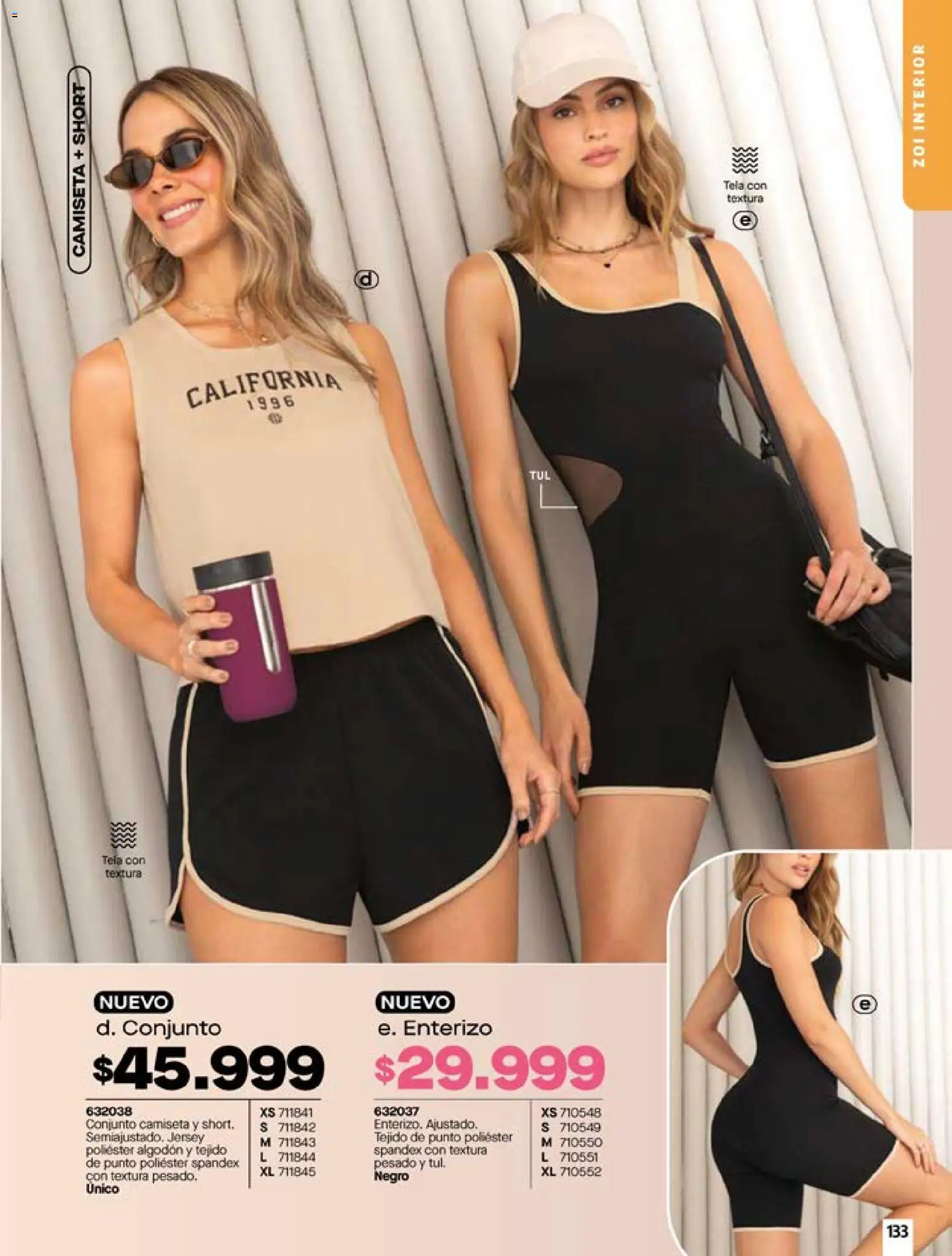 Pacifika revista - valida desde el 24.04.2026 | Página: 133 | Productos: Short, Camiseta, Conjunto, Enterizo