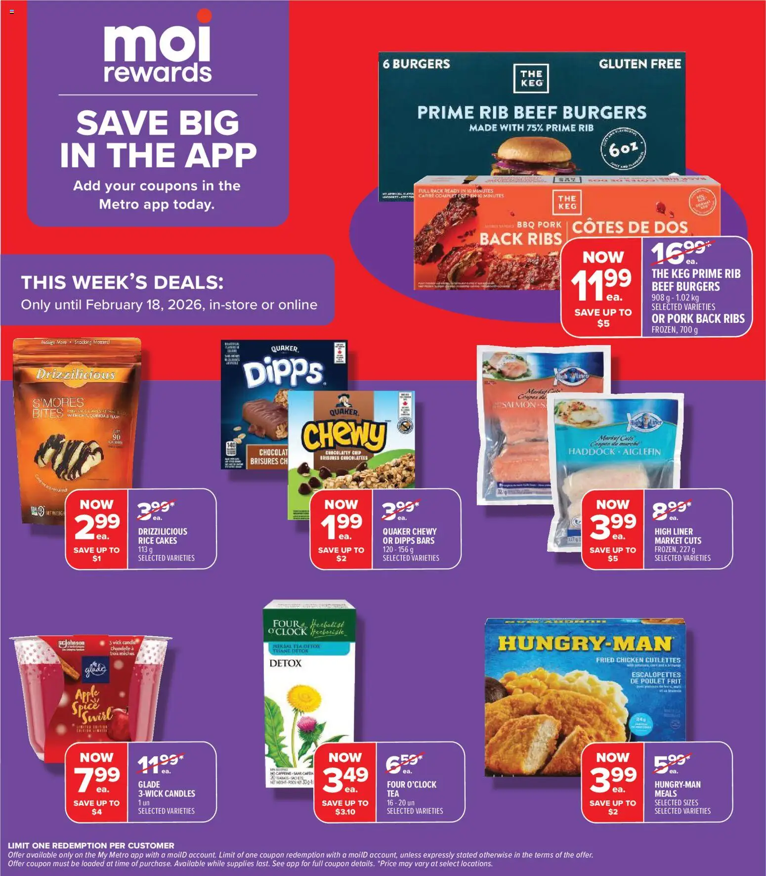 Metro flyer valid from 12.02.2026 | Page: 5 | Products: Rice, Beef, Chicken, Pork