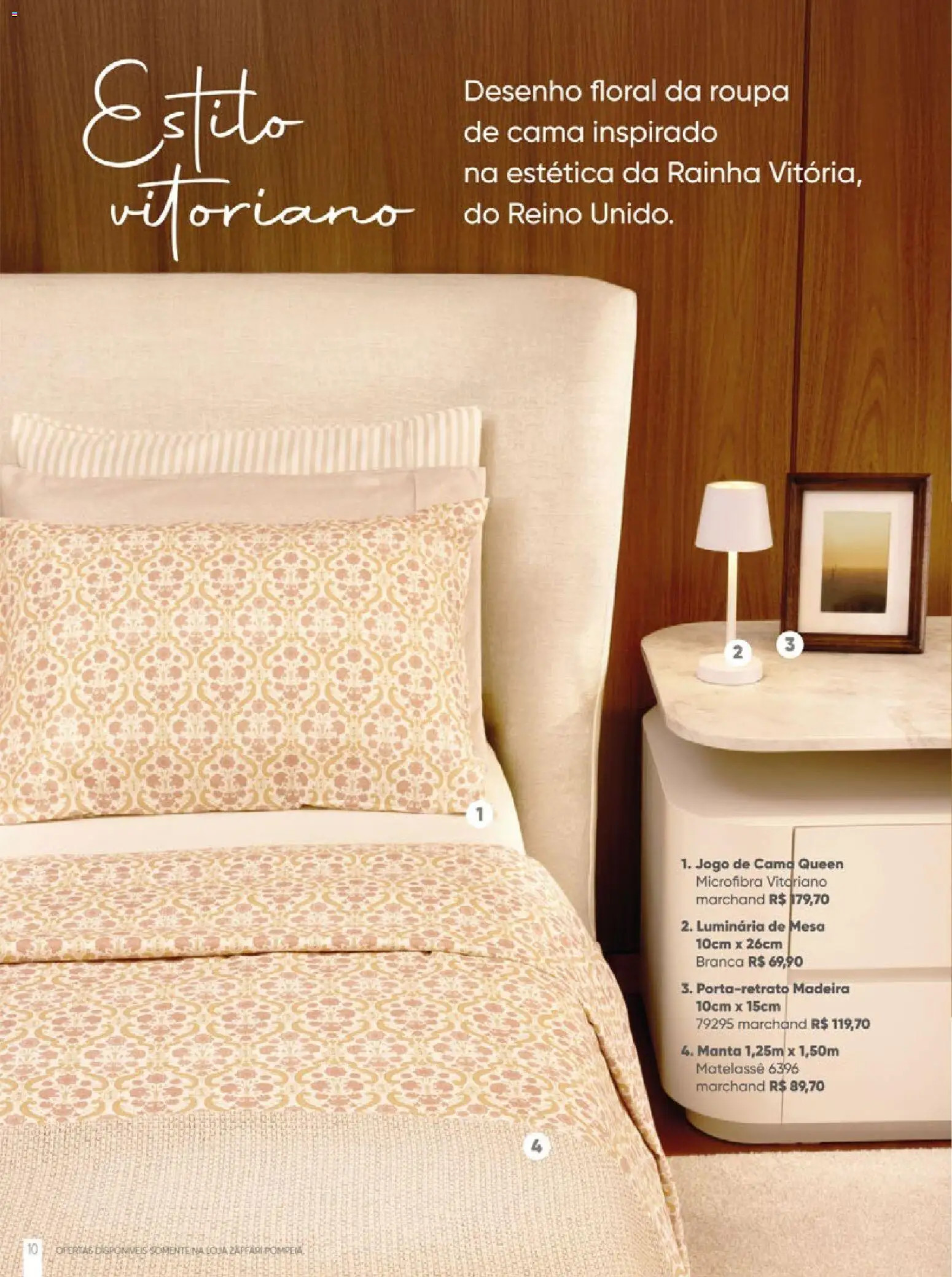 Zaffari Folheto - válido de 27.11.2025 | Página: 10 | Produtos: Roupa de cama, Cama, Mesa, Luminária