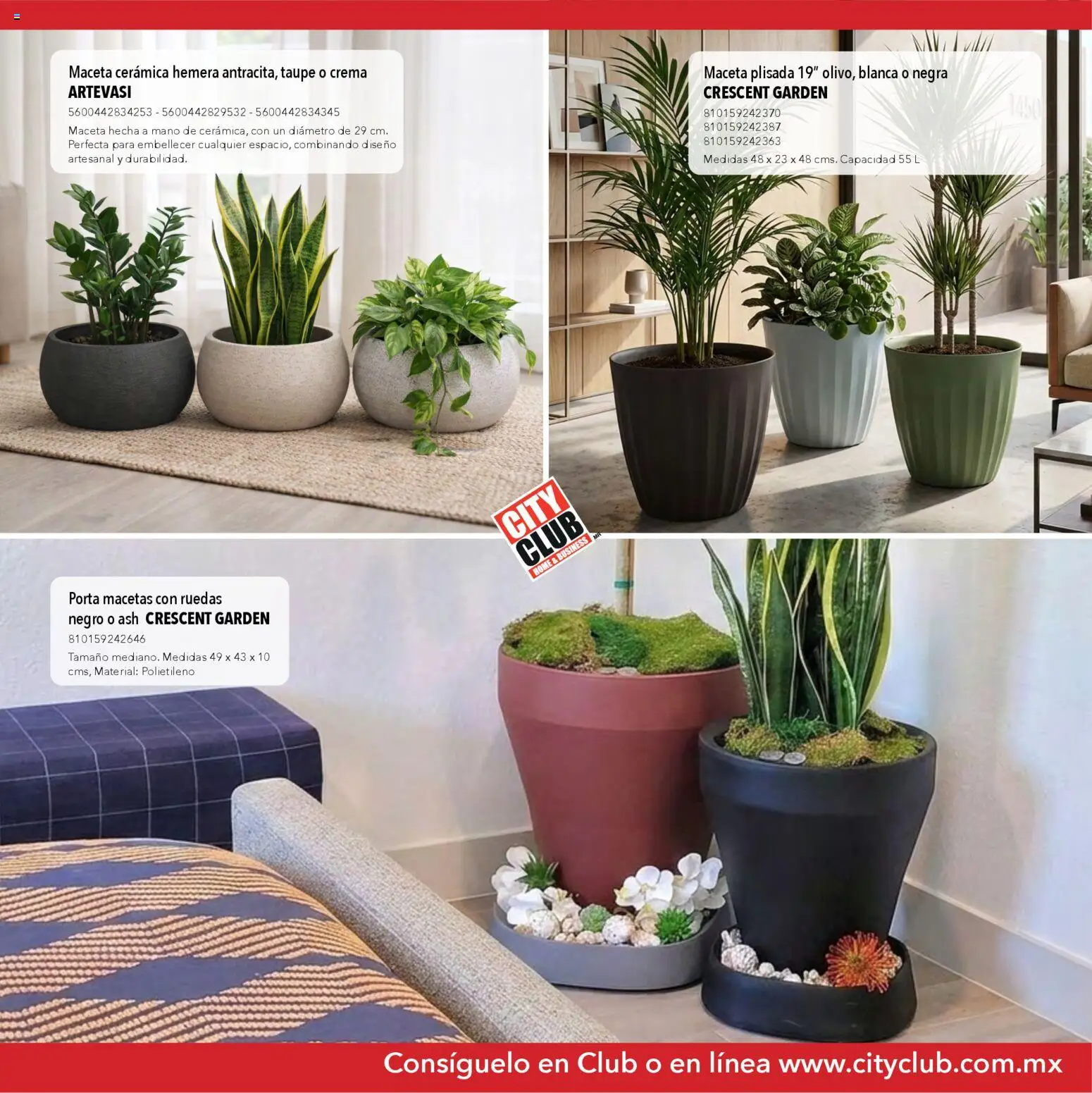 Nuevas ofertas de City Club válidas en toda la República Mexicana desde el 13.03.2026. ¡Encuentra las mejores ofertas en City Club Catálogo de muebles! | Página: 15