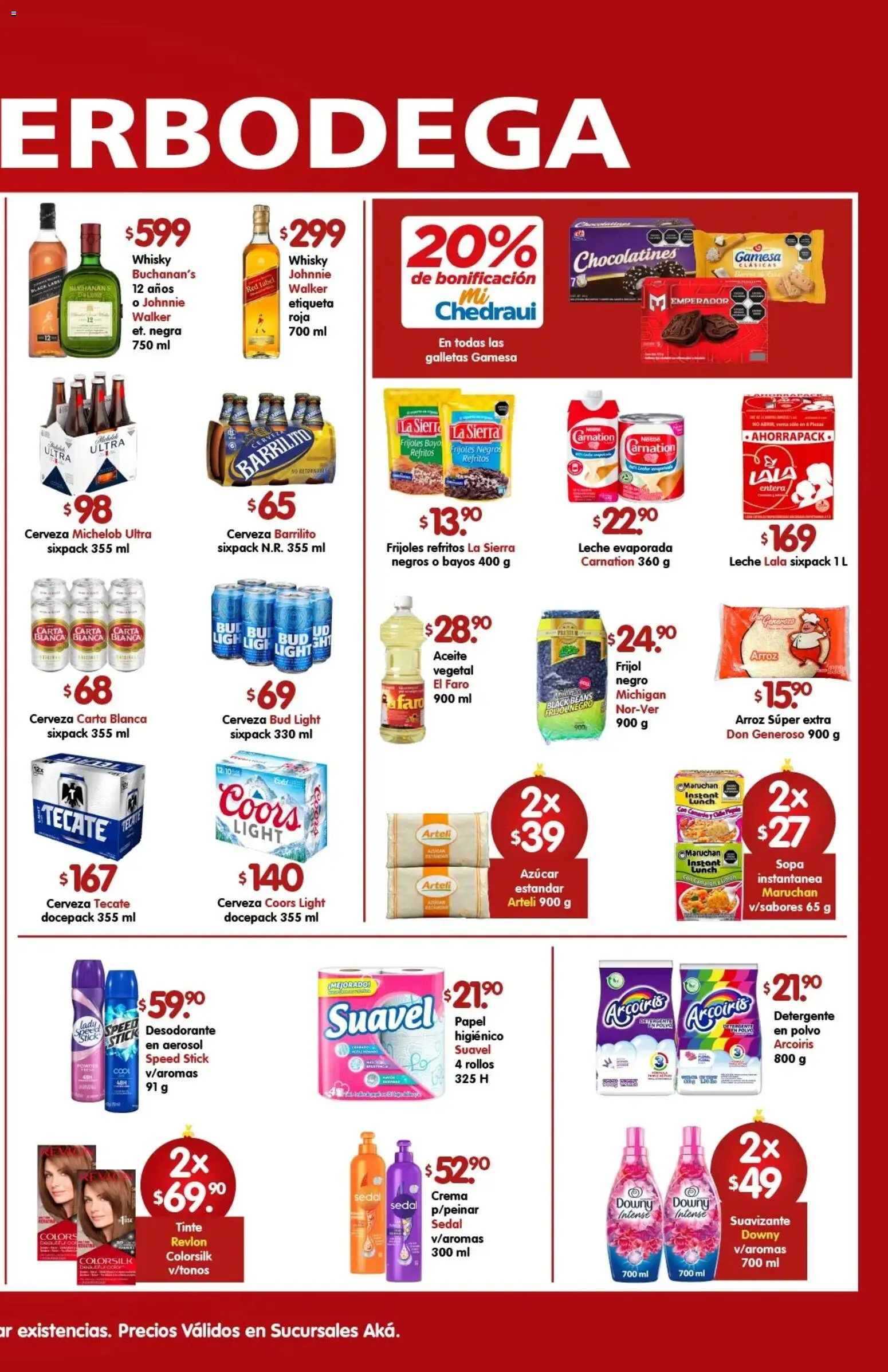 Nuevas ofertas de Arteli válidas en toda la República Mexicana desde el 22.12.2025. ¡Encuentra las mejores ofertas en Arteli folleto Aká Super Bodega ! | Página: 2 | Productos: Azúcar, Sopa, Cerveza, Arroz