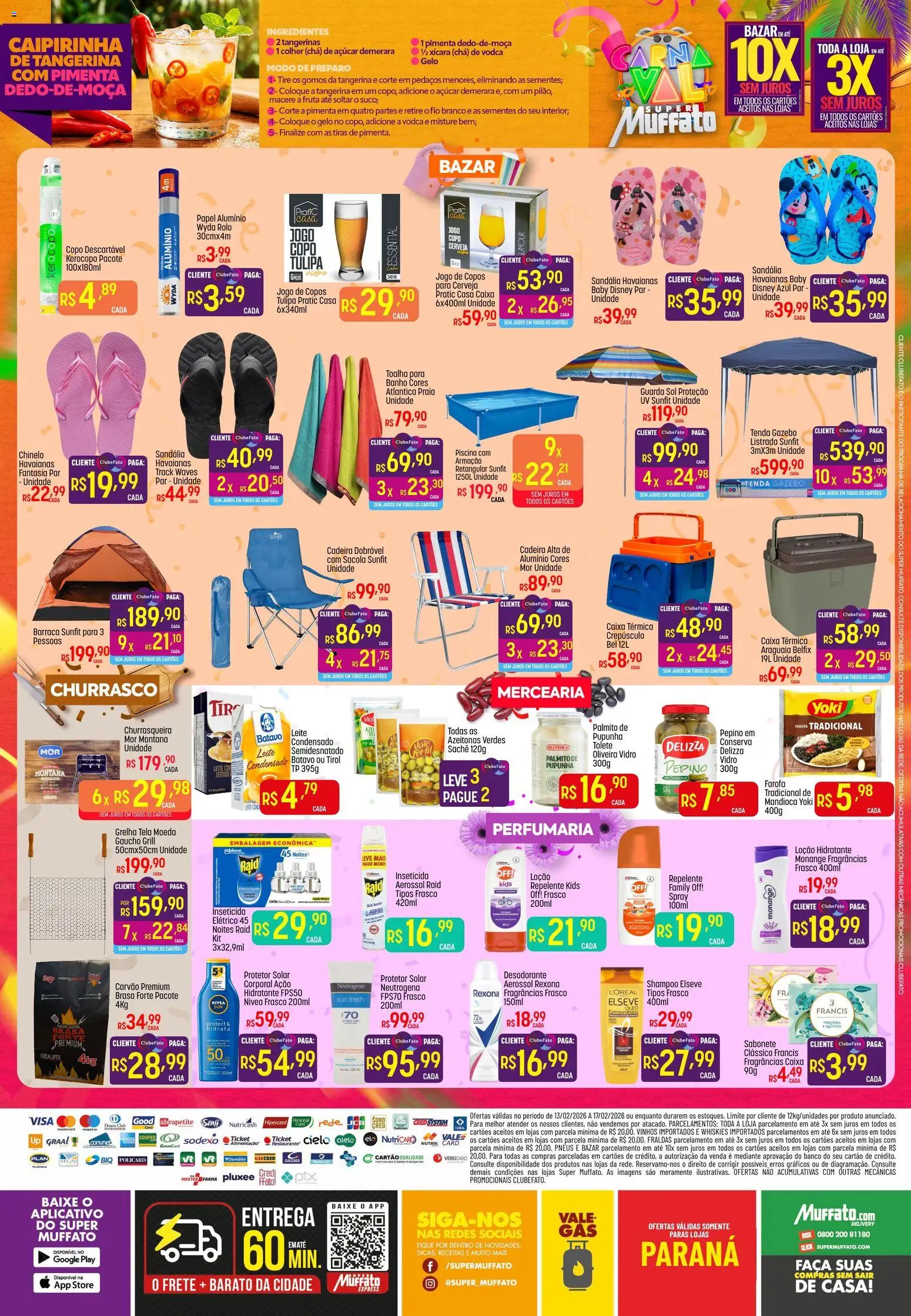 Super Muffato Folheto - válido de 13.02.2026 | Página: 2 | Produtos: Azeitonas, Tela, Piscina, Inseticida