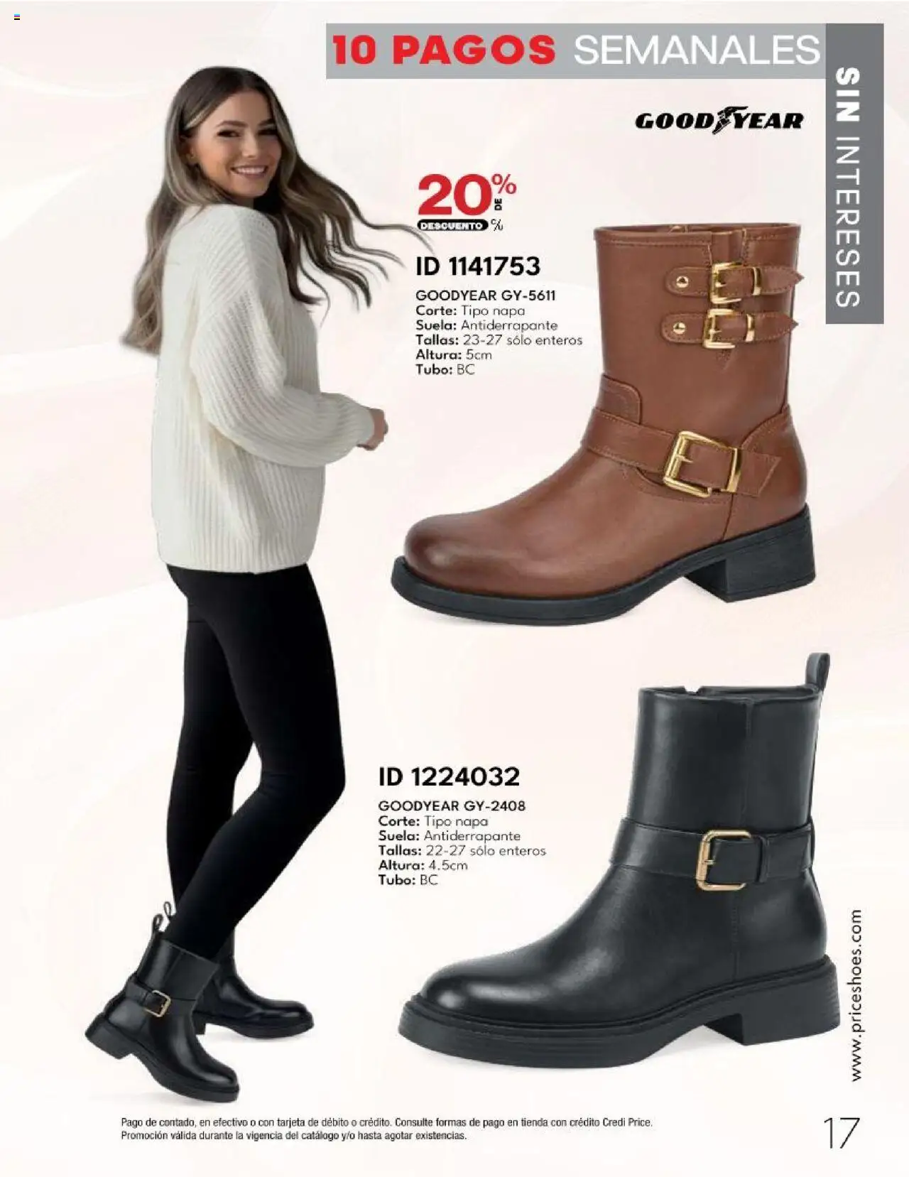 Nuevas ofertas de Price Shoes válidas en toda la República Mexicana desde el 14.10.2025. ¡Encuentra las mejores ofertas en Price Shoes - Catálogo - 10 Pagos sin Intereses! | Página: 15
