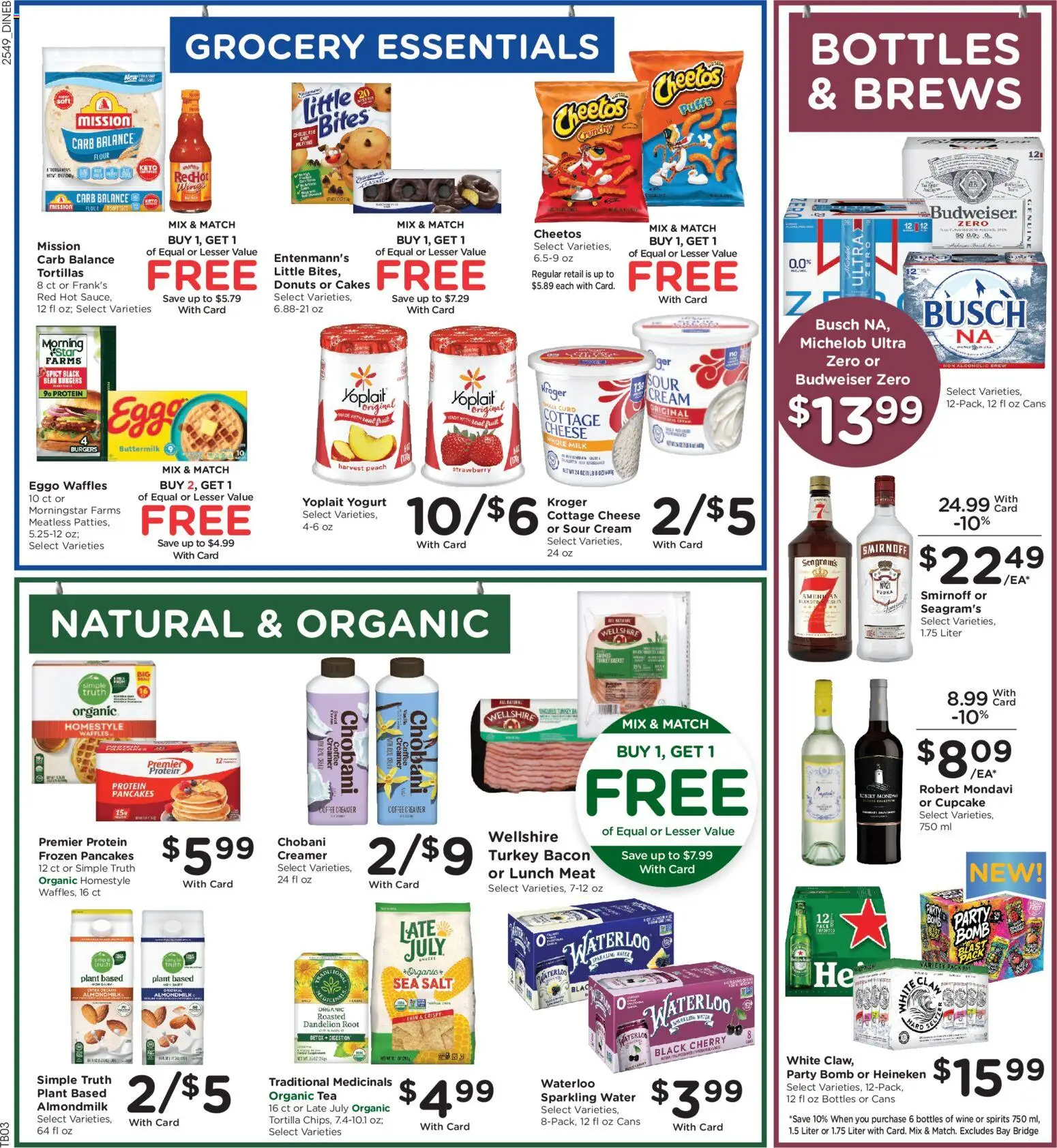 Baker's Weekly Ad - NE - valid from 07.01.2026 | Page: 8 | Products: Milk, Cheese, Sour cream, Cottage cheese