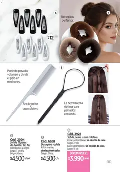 Vista previa Catálogo Amodil Campaña 4 válido desde el 01.03.2026 | Página: 139 | Productos: Hebillas, Peine