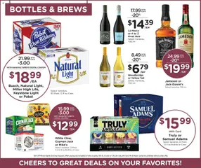 Preview of Smith's weekly ads valid from 01.04.2026 | Page: 17 | Products: Wine, Beer, Pineapple, Whiskey