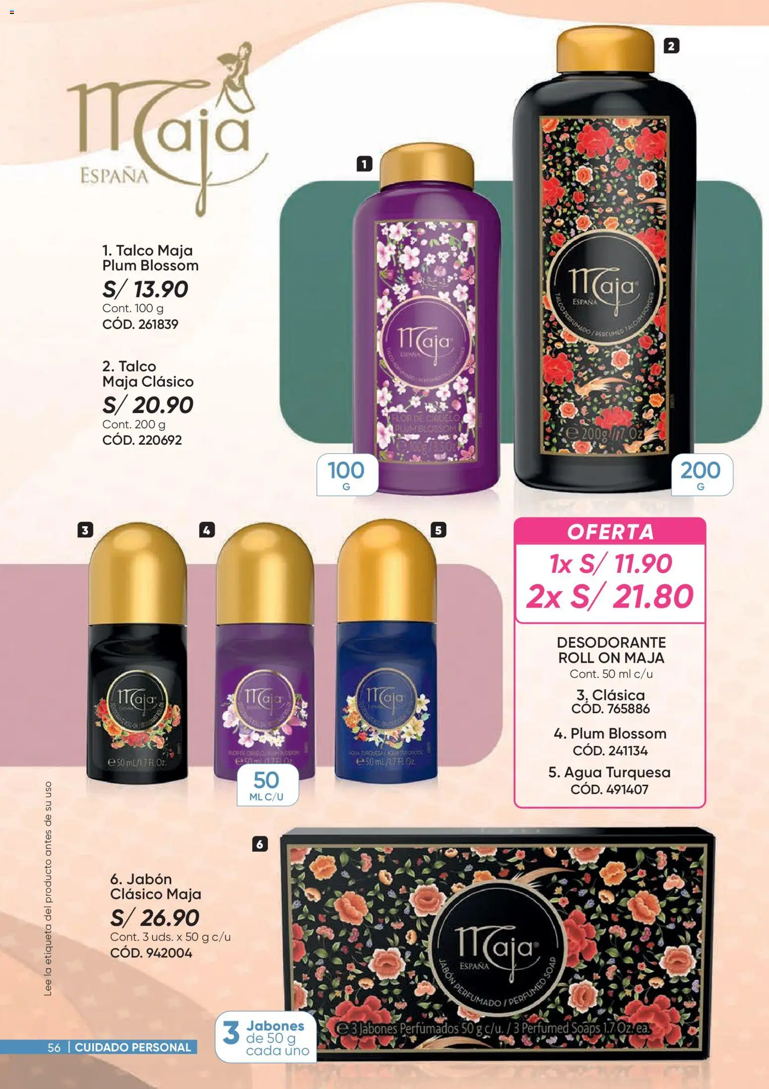 Catálogo Azzorti válido desde 26.01.2026 | Página: 56 | Productos: Jabón, Desodorante