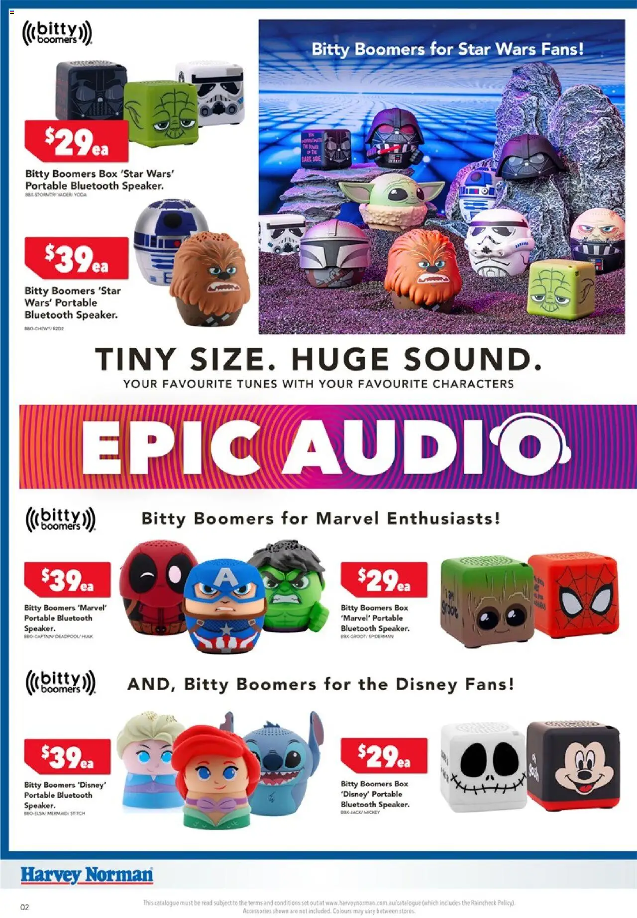 Harvey Norman catalogue - valid from 02.08.2025 | Page: 2 | Products: Box, Accessories, Audio, Portable