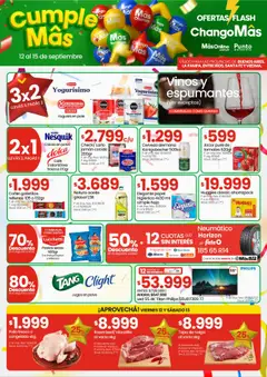 Vista previa Changomas ofertas flash válido desde el 12.09.2025
