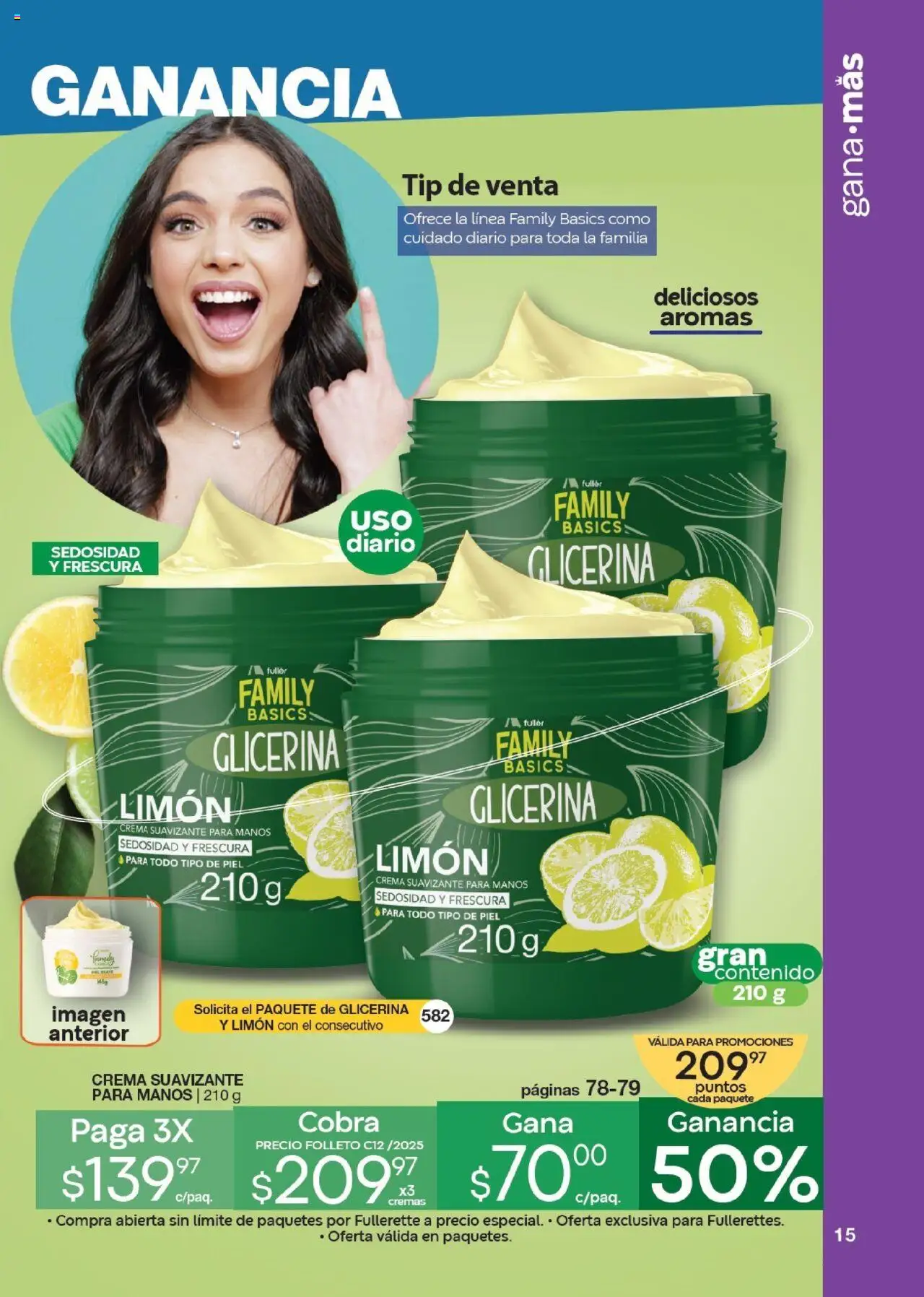 Nuevas ofertas de Fuller válidas en toda la República Mexicana desde el 17.09.2025. ¡Encuentra las mejores ofertas en Fuller - Revista Gana Más C12! | Página: 15 | Productos: Crema, Limón, Suavizante
