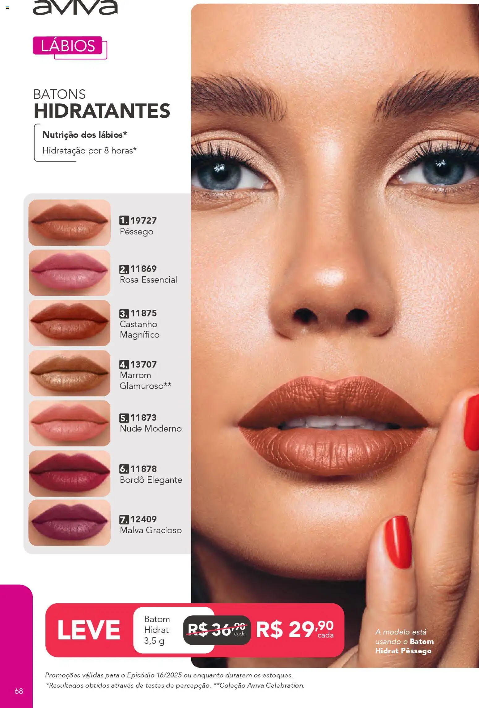 Jequiti Folheto - válido de 11.11.2025 | Página: 68 | Produtos: Pêssego, Batom