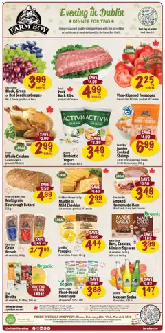 Preview of Farm Boy weekly flyer / circulaire from shop Farm Boy valid from 26.02.2026