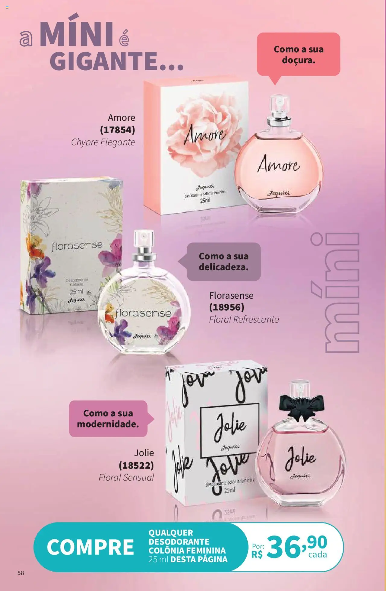 Jequiti Folheto - válido de 17.07.2025 | Página: 58 | Produtos: Desodorante