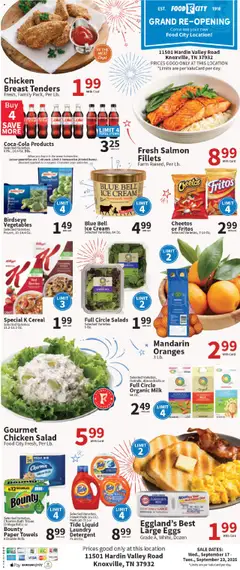 Preview of Food City weekly ads valid from 17.09.2025
