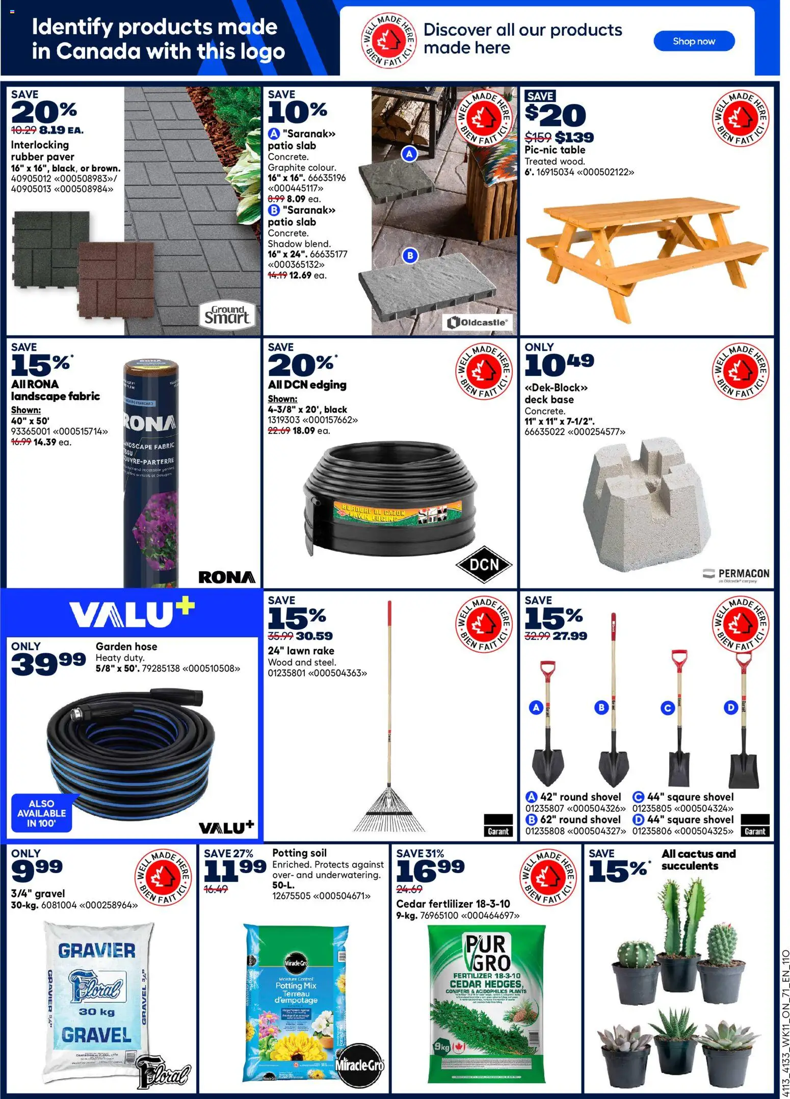 Rona flyer valid from 09.04.2026 | Page: 10 | Products: Table