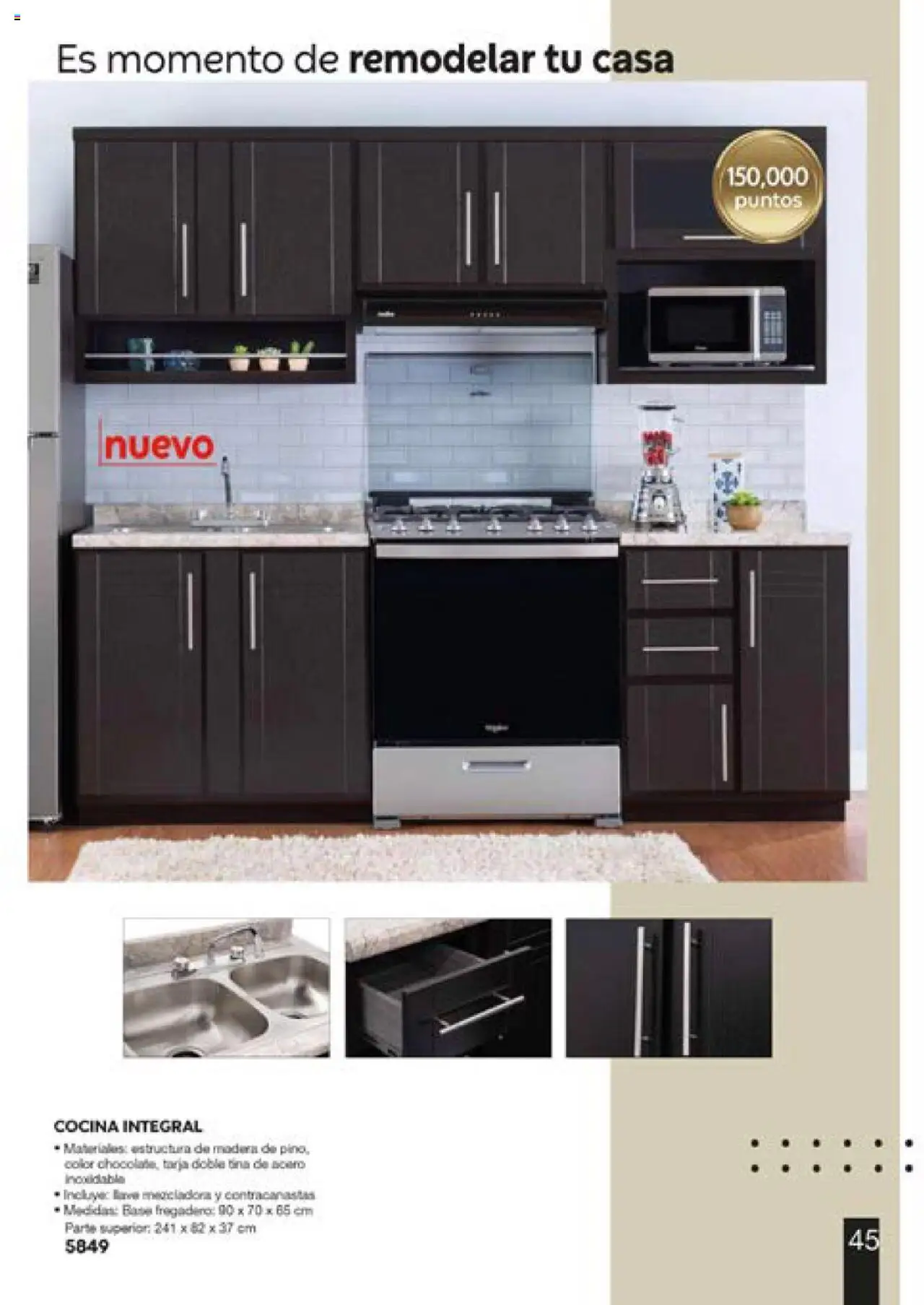 Nuevas ofertas de Fuller válidas en toda la República Mexicana desde el 13.06.2025. ¡Encuentra las mejores ofertas en Fuller catálogo Puntos! | Página: 45 | Productos: Cocina