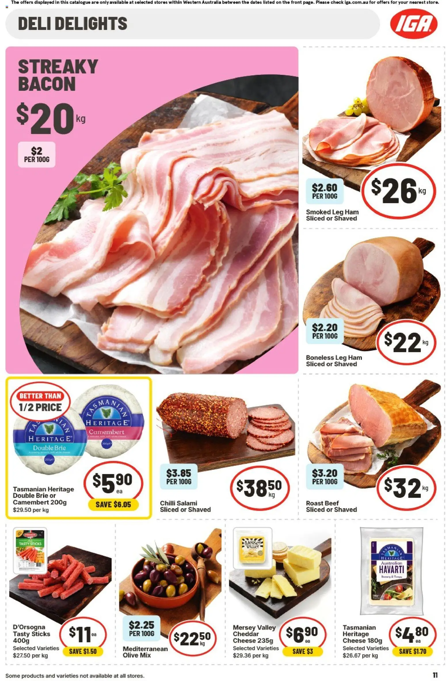 IGA catalogue - valid from 25.02.2026 | Page: 11 | Products: Cheese, Salami, Ham, Chilli