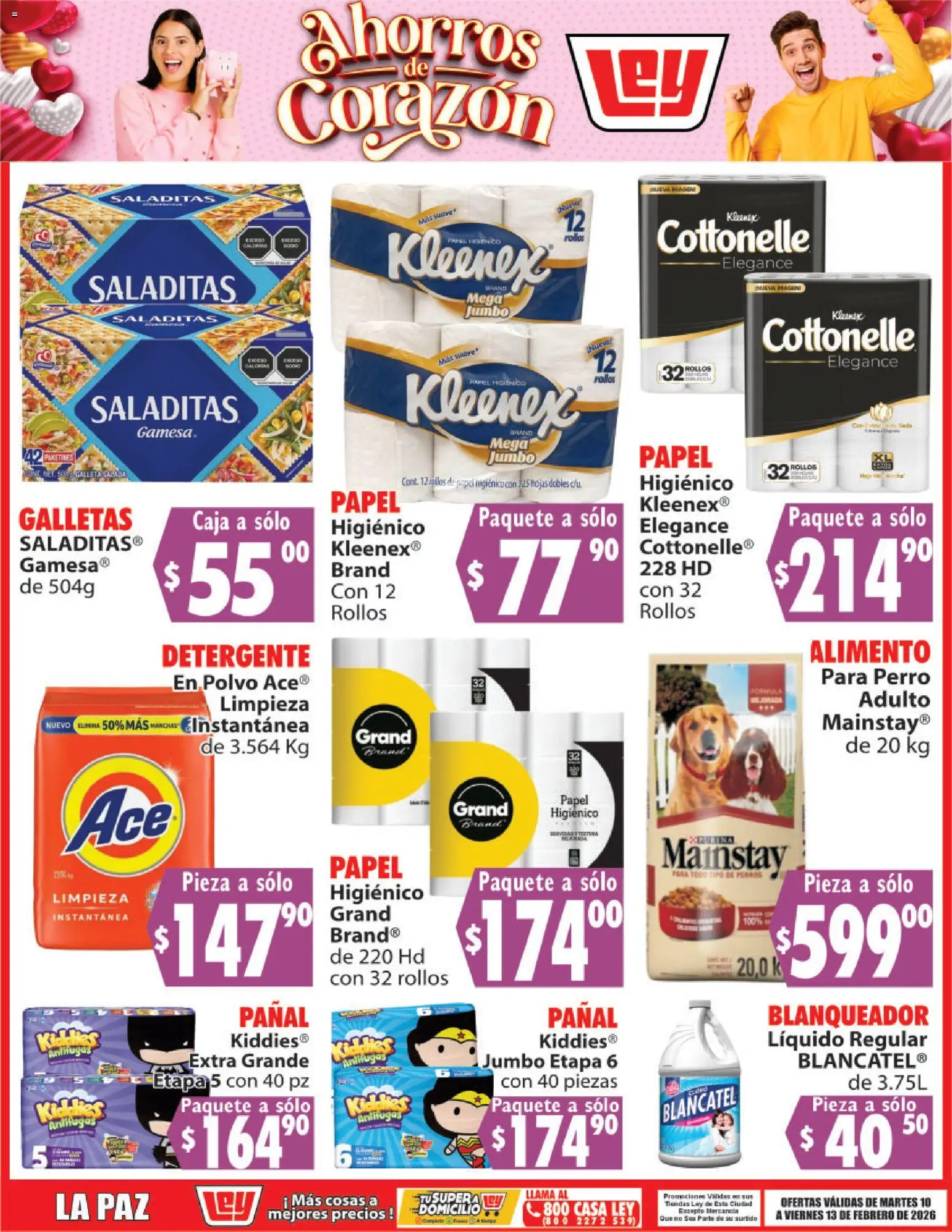 Nuevas ofertas de Casa Ley válidas en toda la República Mexicana desde el 10.02.2026. ¡Encuentra las mejores ofertas en Casa Ley folleto Ahorros de Corazón! | Página: 4