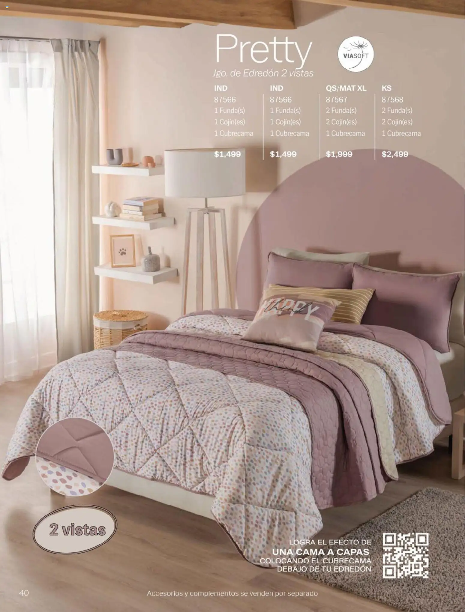 Nuevas ofertas de Vianney válidas en toda la República Mexicana desde el 23.01.2026. ¡Encuentra las mejores ofertas en Vianney catálogo Chavos! | Página: 42 | Productos: Cama