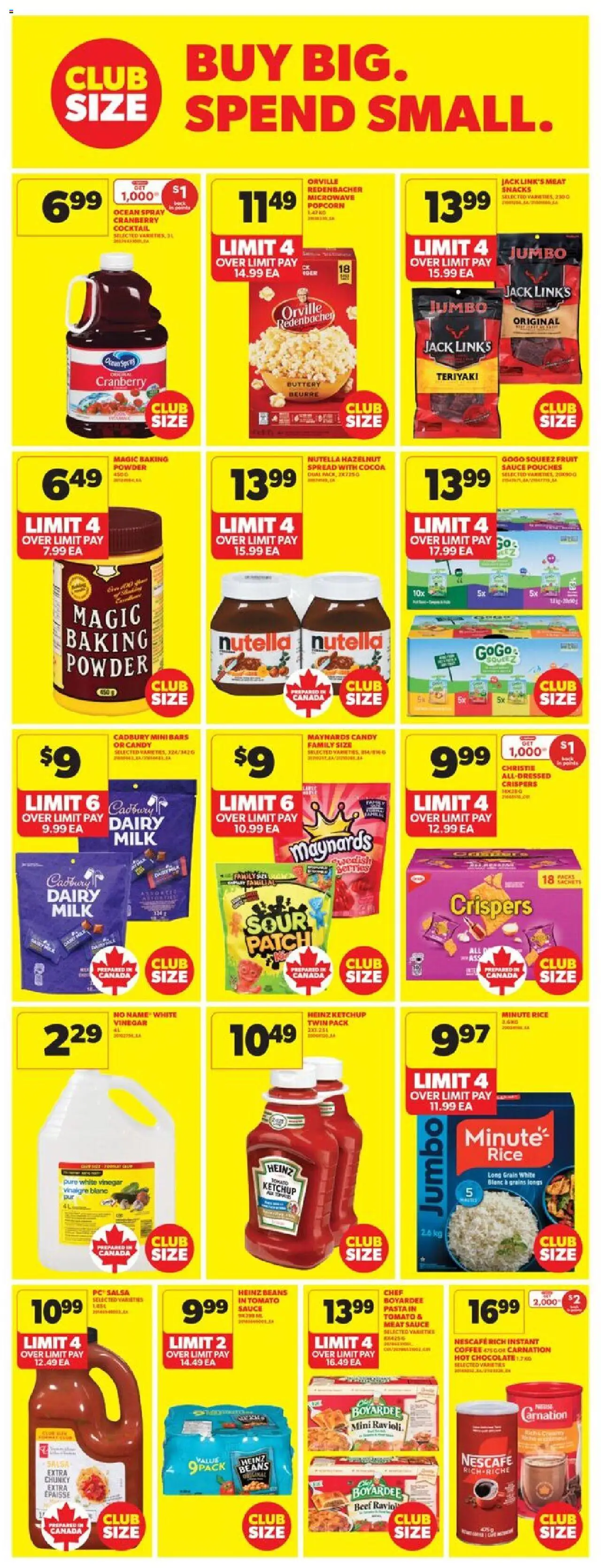 Real Canadian Superstore flyer valid from 04.09.2025 | Page: 17 | Products: Rice, Beef, Ketchup, Powder