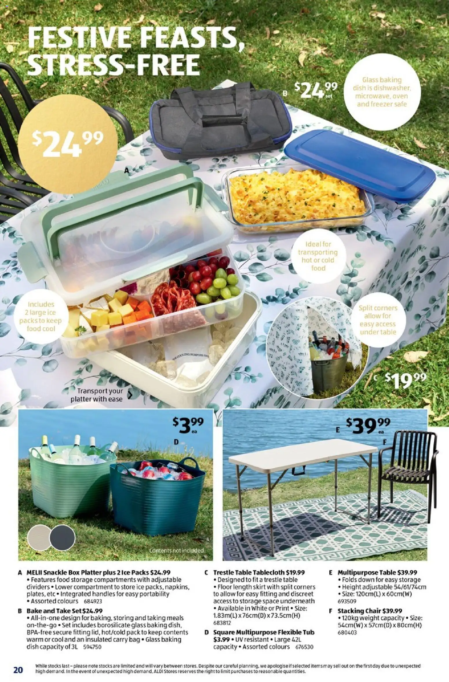 Aldi catalogue - valid from 10.12.2025 | Page: 20 | Products: Chair, Box, Trestle, Freezer