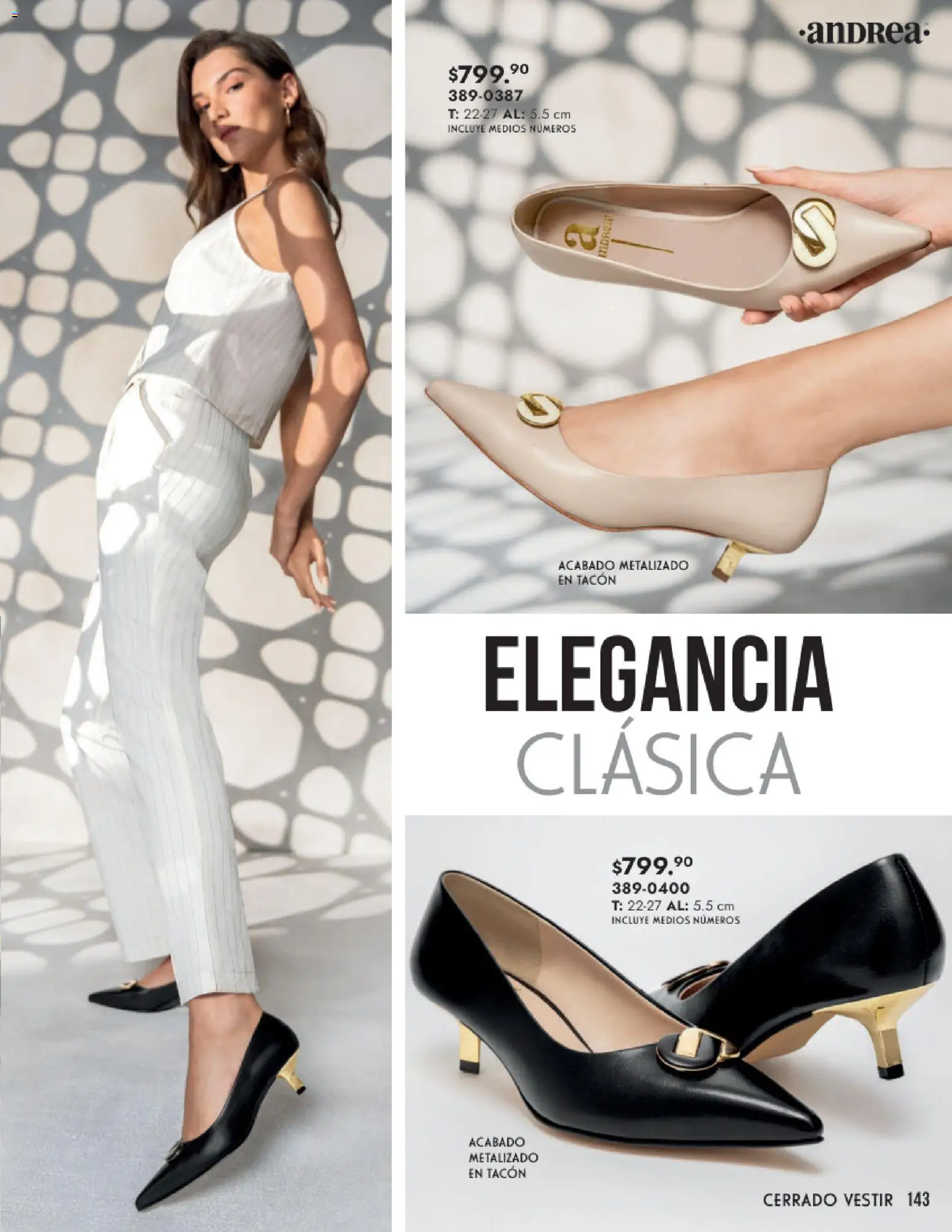 Nuevas ofertas de Andrea válidas en toda la República Mexicana desde el 25.01.2026. ¡Encuentra las mejores ofertas en Andrea catálogo Calzado Dama! | Página: 143