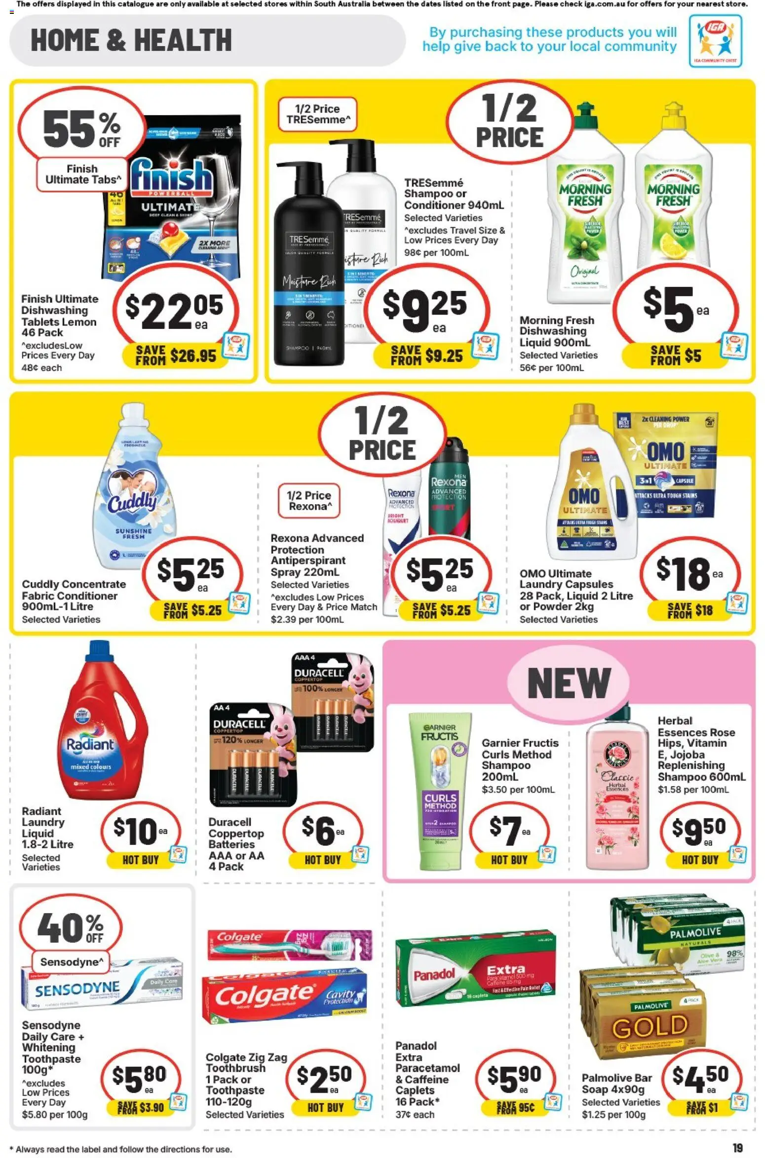 IGA catalogue - valid from 11.03.2026 | Page: 15 | Products: Toothpaste, Toothbrush, Laundry, Vitamin
