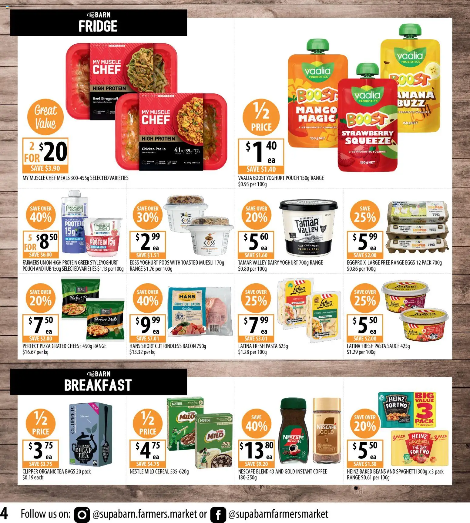 Supabarn catalogue - valid from 04.02.2026 | Page: 4 | Products: Yoghurt, Eggs, Coffee, Chicken