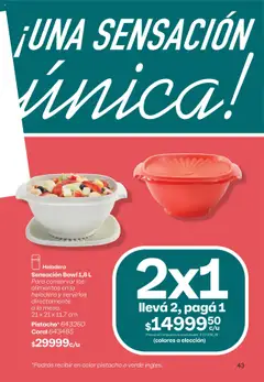 Vista previa Tupperware - Campaña 17/2025 válido desde el 13.10.2025 | Página: 44 | Productos: Bowl, Heladera