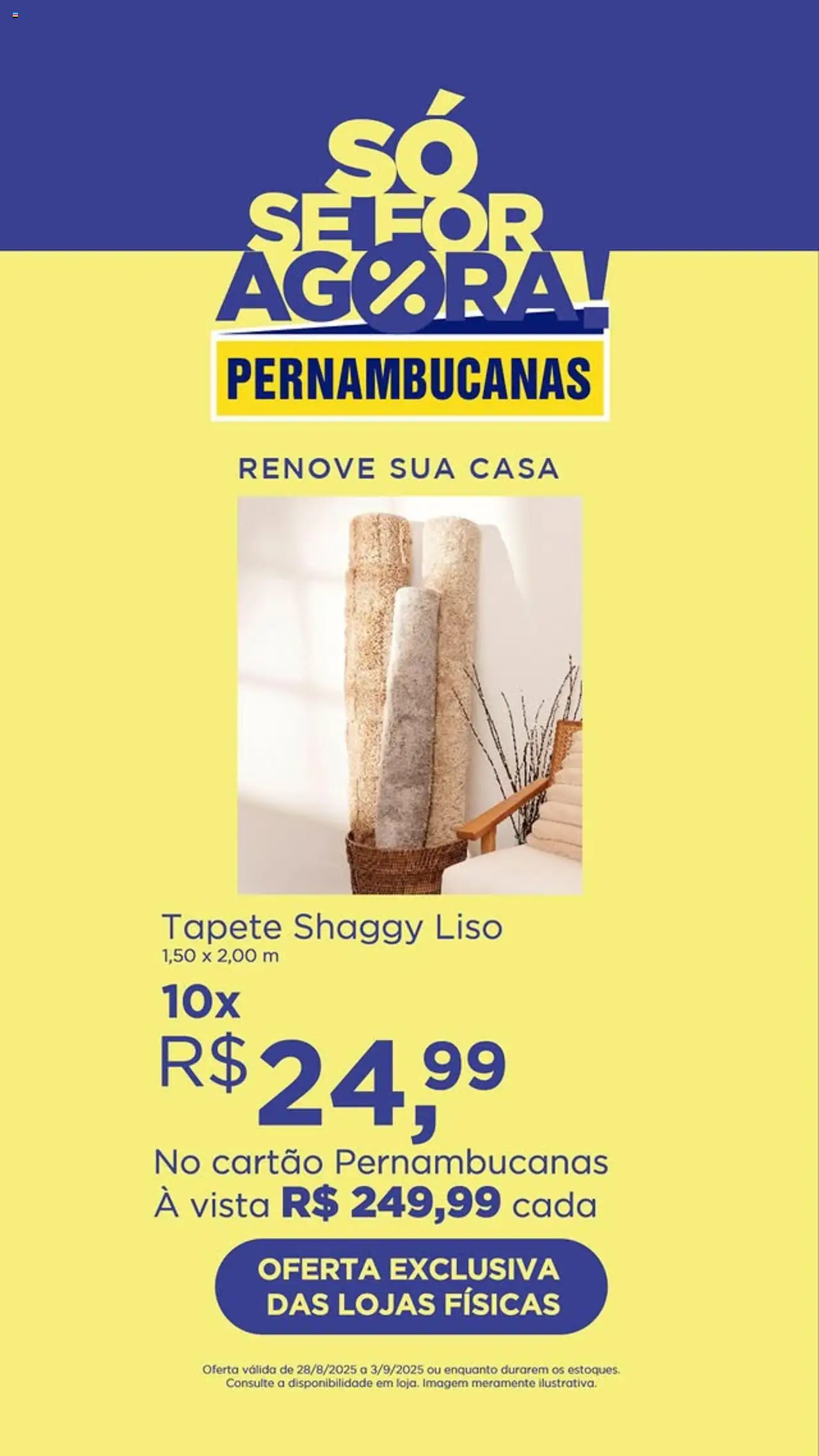Pernambucanas Folheto - válido de 28.08.2025 | Página: 5 | Produtos: Tapete